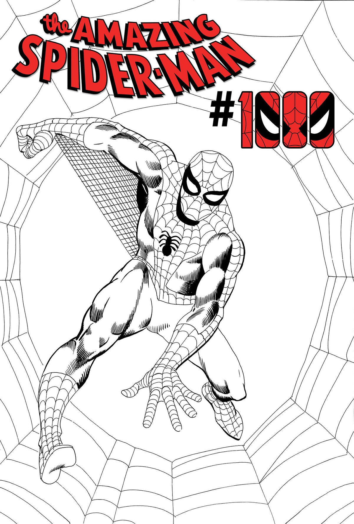Amazing Spider-Man #1000 Steve Ditko 50 Copy Black And White Variant