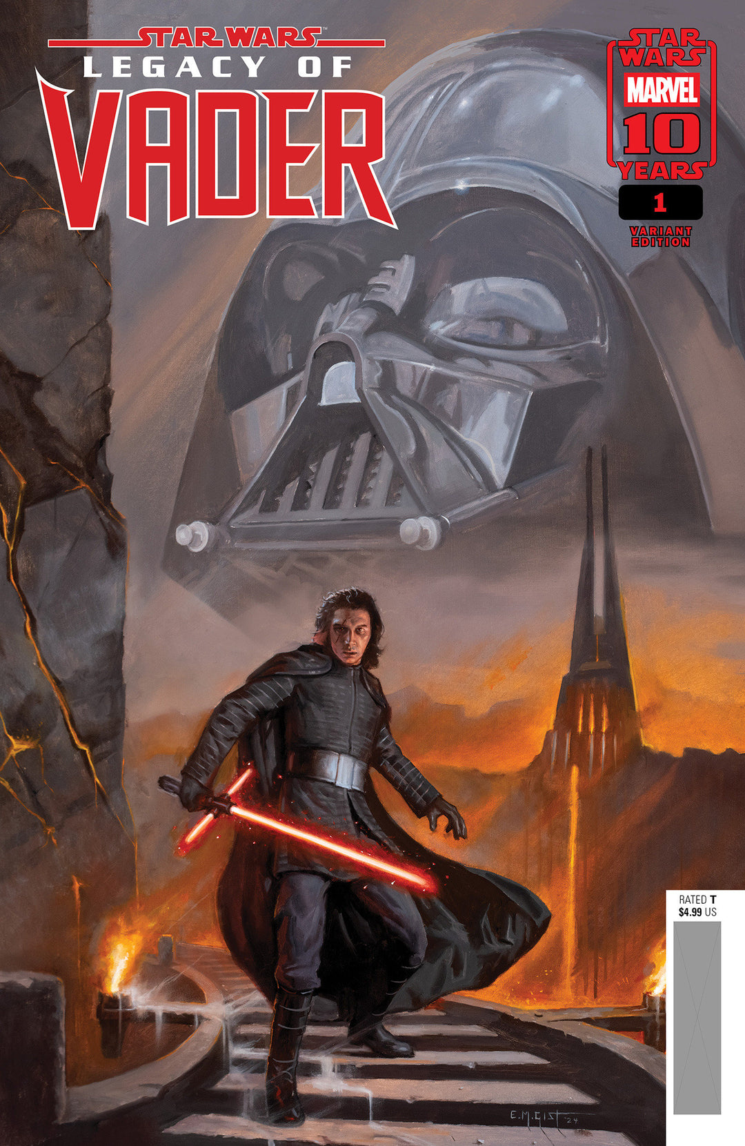 Star Wars Legacy Of Vader #1 Em Gist Variant