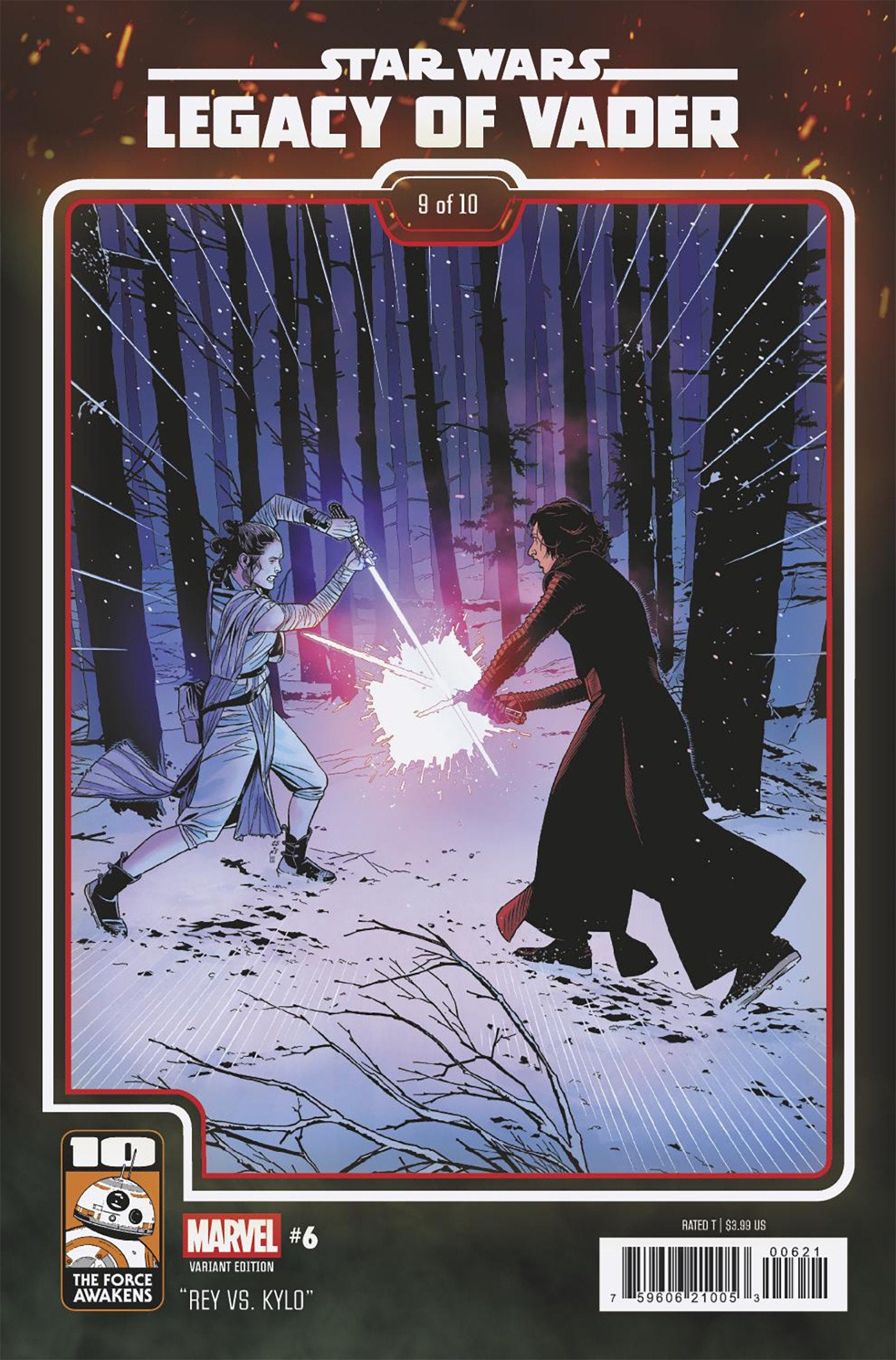 Star Wars Legacy Of Vader #6 Chris Sprouse Force Awakens 10th Anniversary Variant