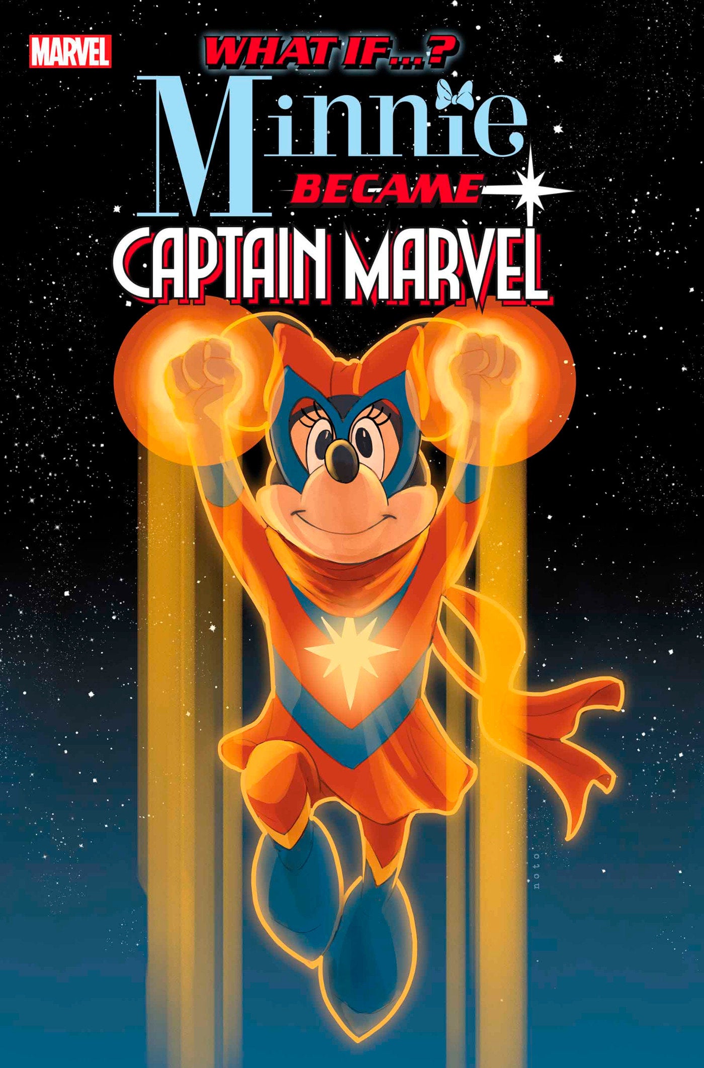 Marvel Disney What If Minnie Became Captain Marvel #1 Phil Noto Minnie Mouse Captain Marvel Variant