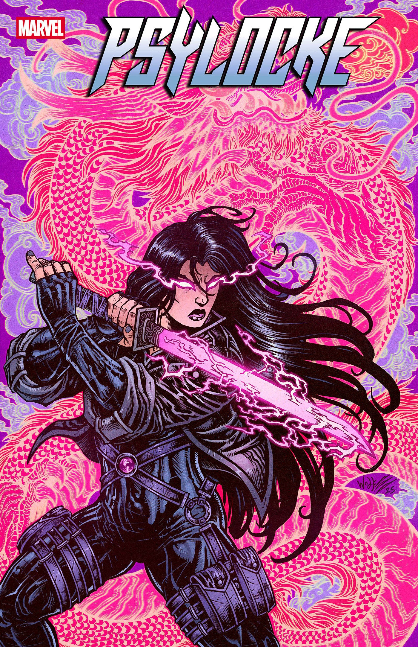 Psylocke #9 25 Copy Maria Wolf Variant