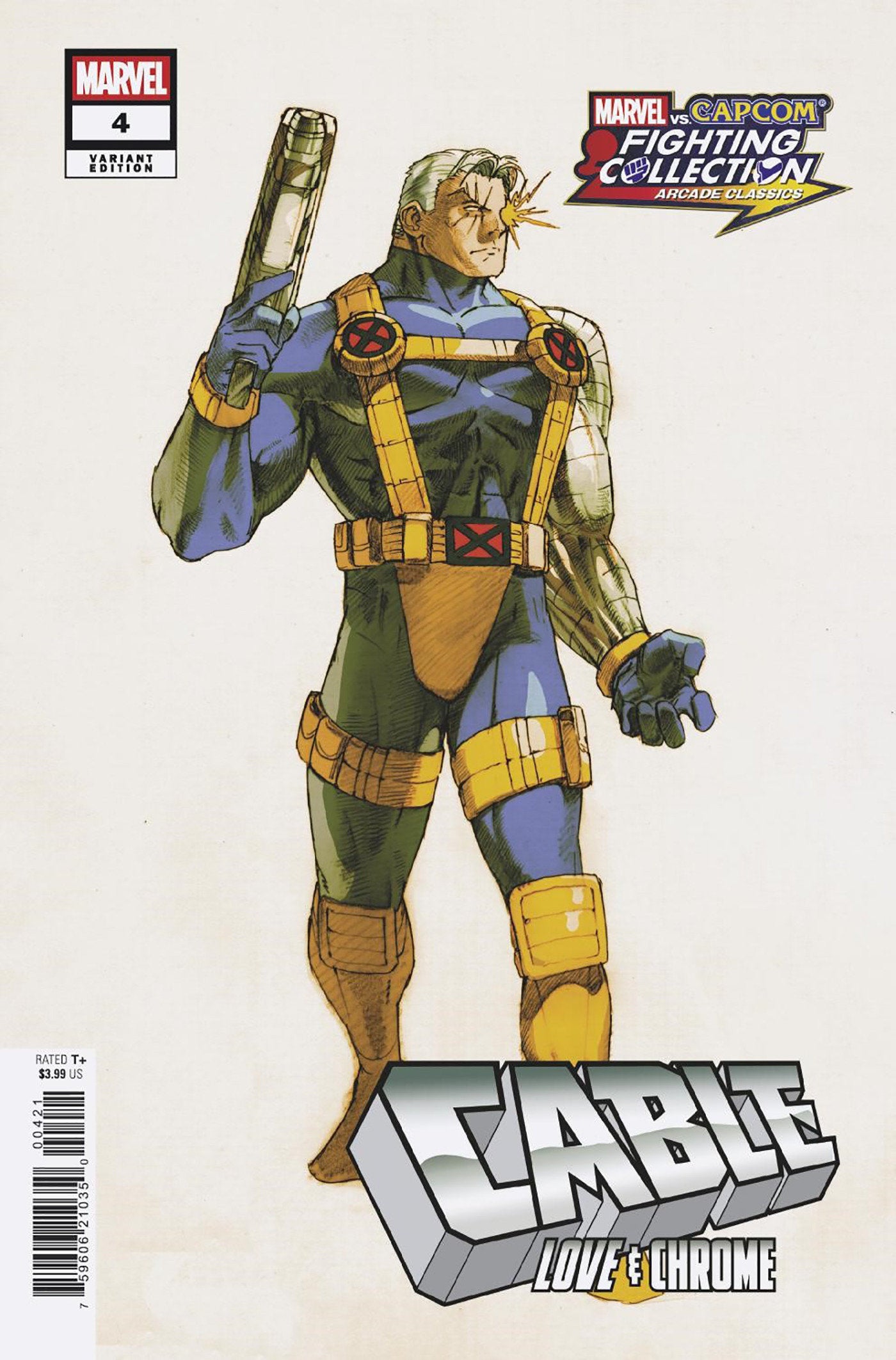 Cable Love And Chrome #4 Bengus Marvel vs Capcom Variant