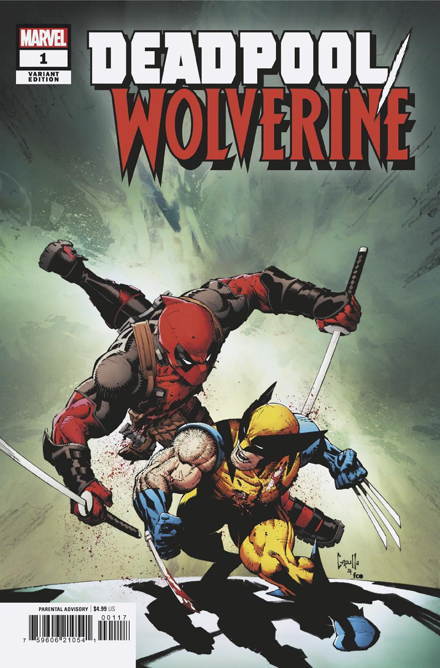 Deadpool Wolverine #1 50 Copy Variant Edition Greg Capullo Variant