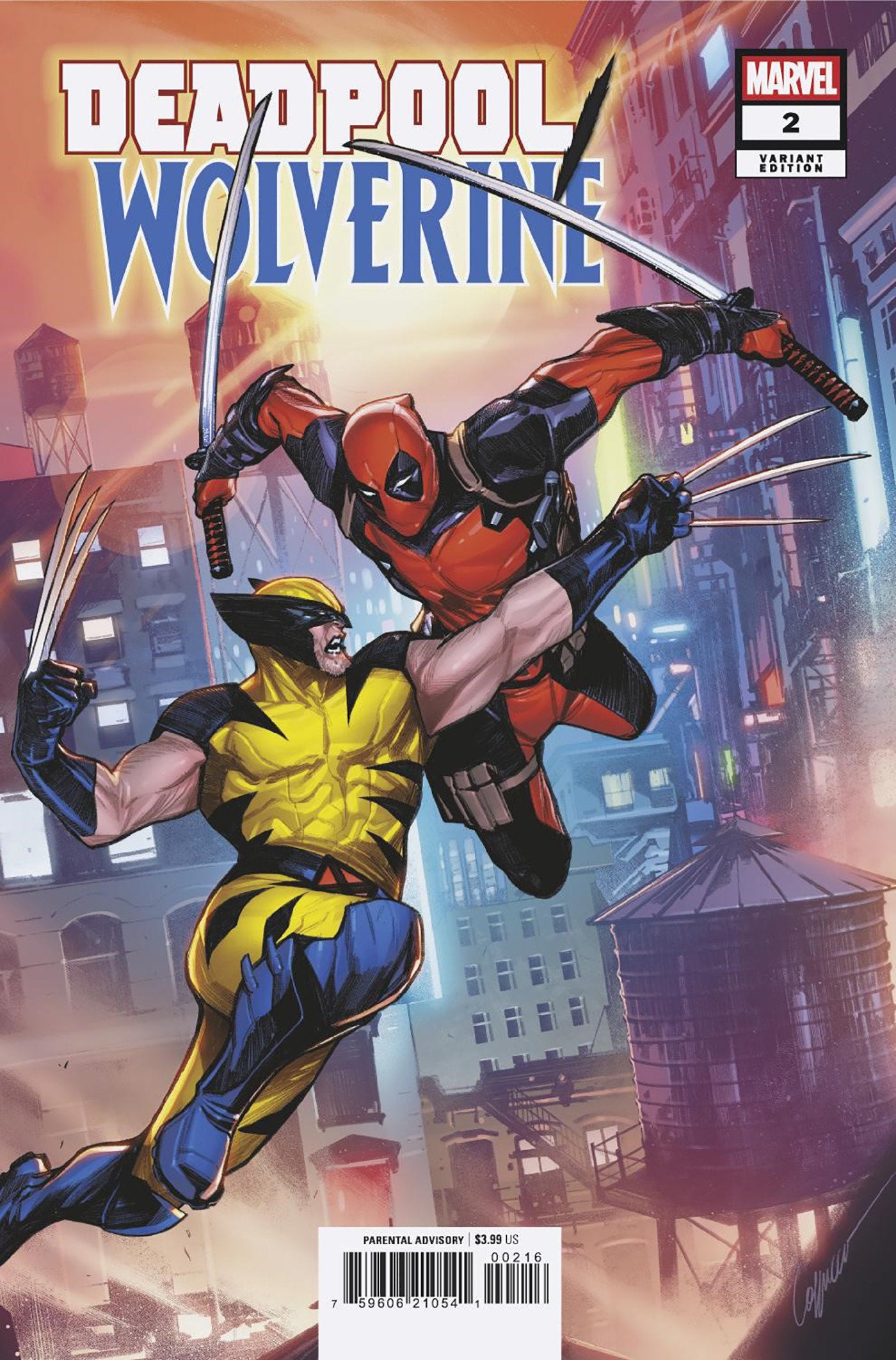 Deadpool Wolverine #2 25 Copy Alessandro Cappuccio Variant