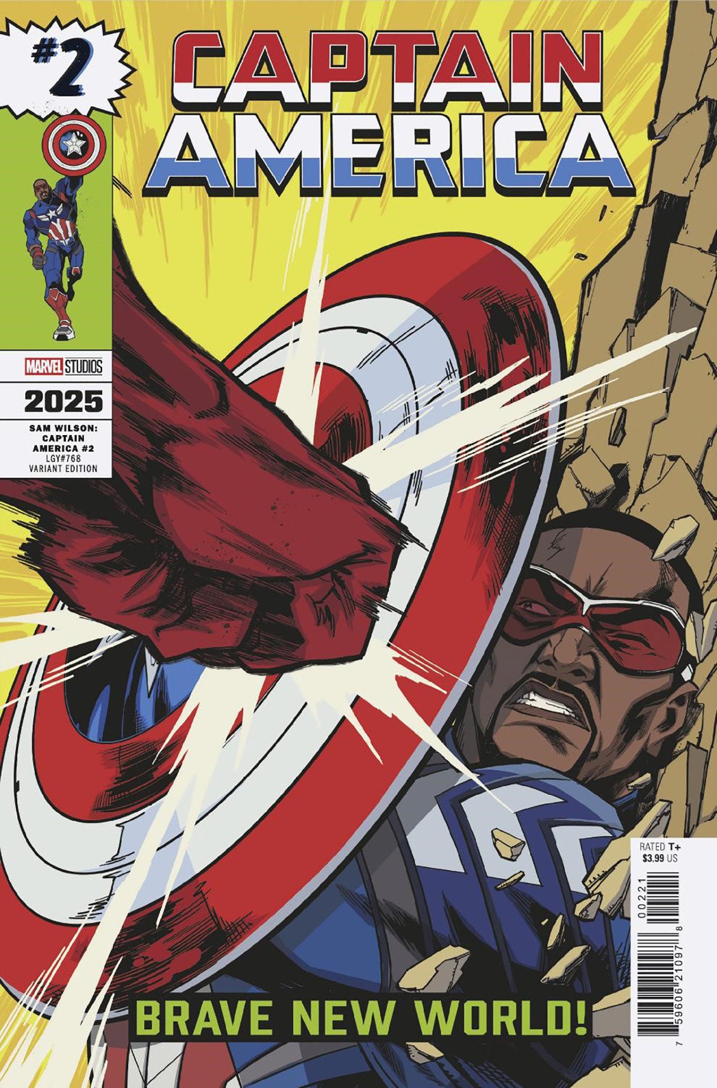 Sam Wilson Captain America #2 Khary Randolph Marvel Studios Variant