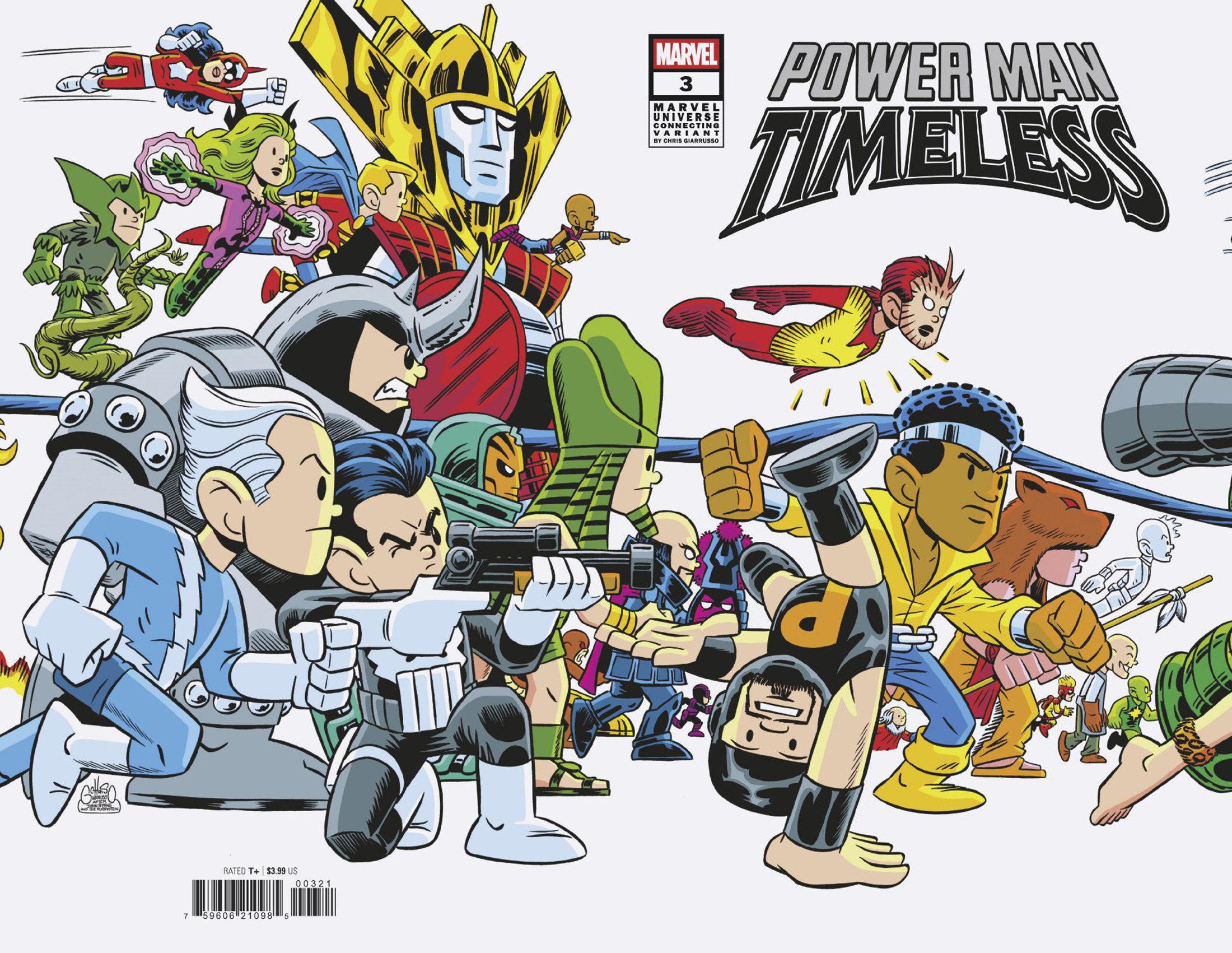 Power Man Timeless #3 Chris Giarrusso Marvel Universe Connecting Wrap Variant J