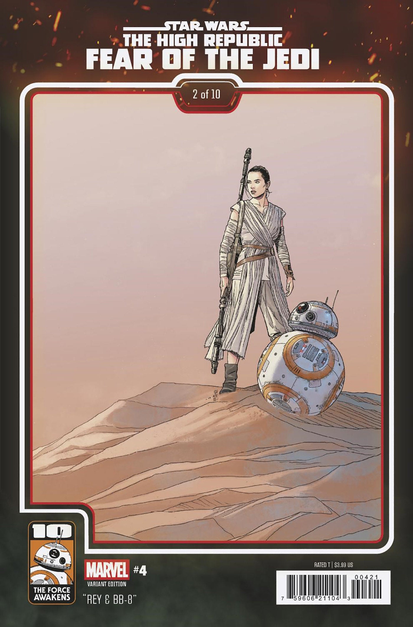 Star Wars High Republic Fear Of The Jedi #4 Chris Sprouse The Force Awakens 10th Anniversary Variant