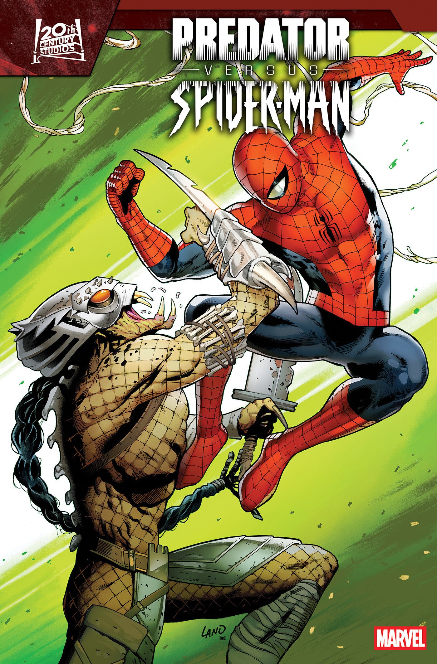 Predator vs Spider-Man #1 Greg Land Foil Variant