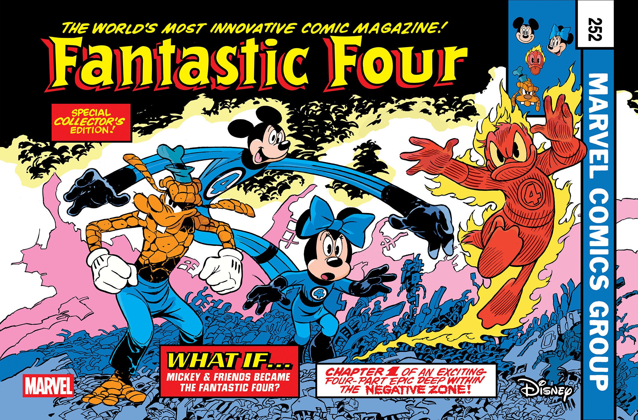 Fantastic Four #4 Andrea Freccero Disney What If Fantastic Four Homage Variant