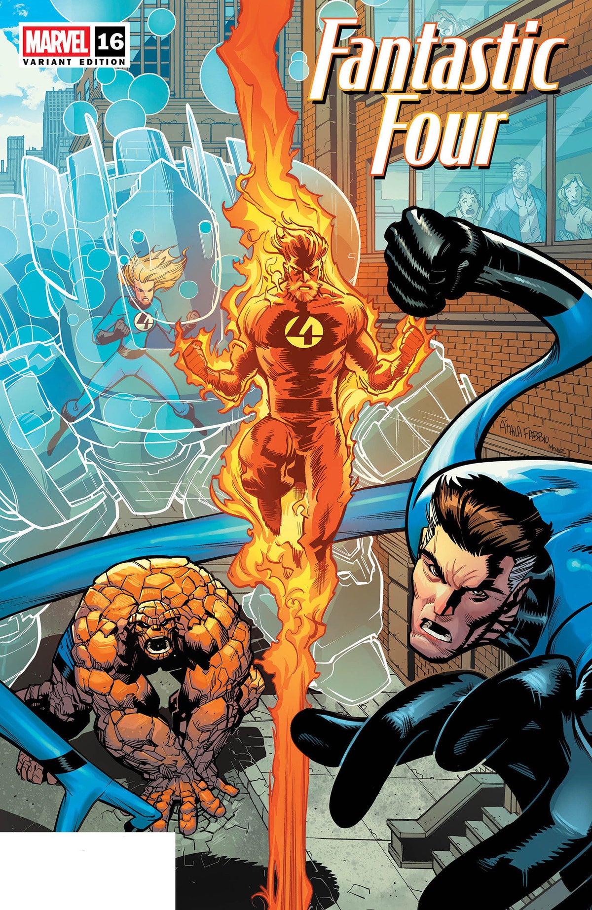Fantastic Four #16 Athila Fabbio 25 Copy Variant
