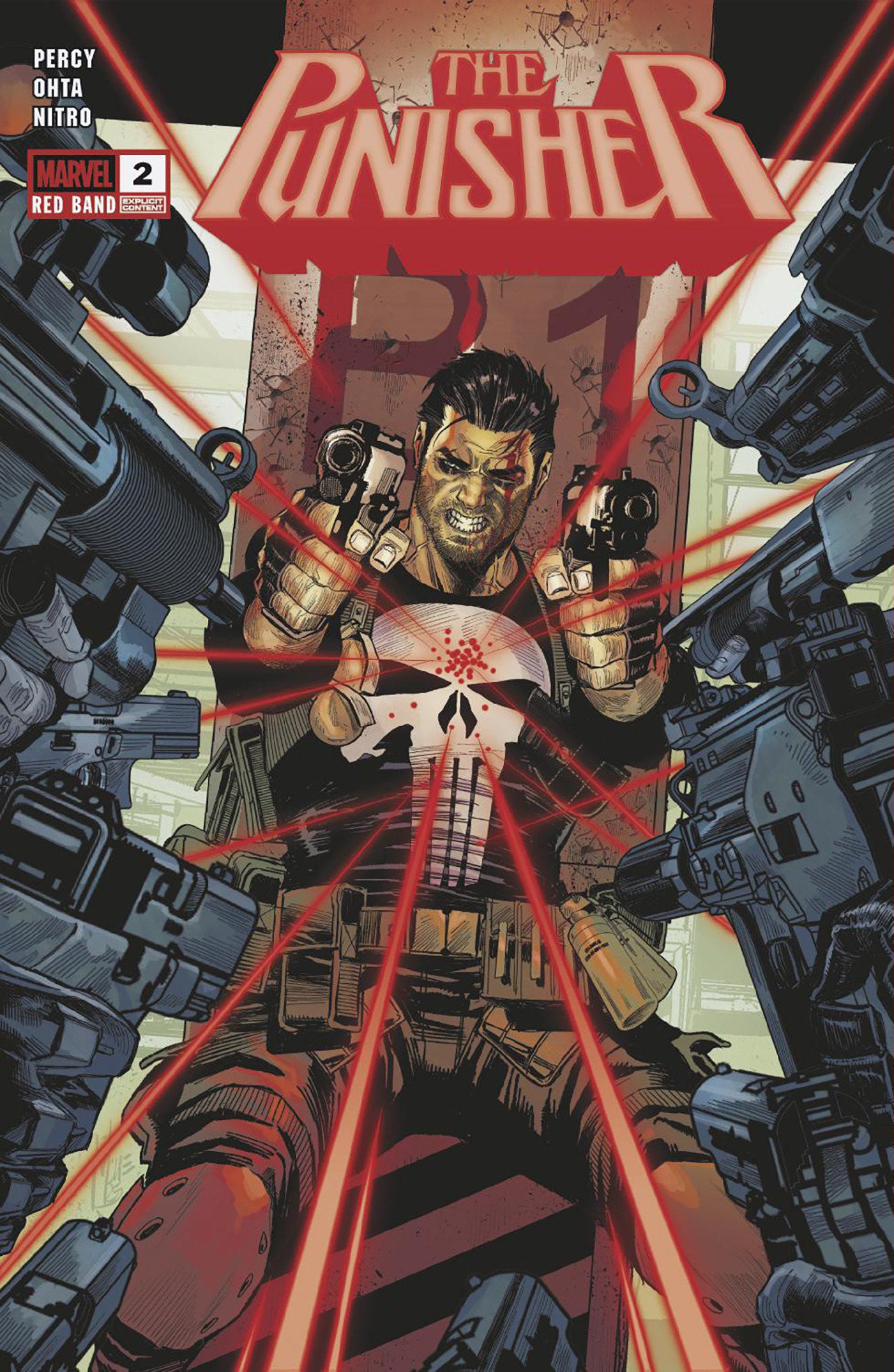 Punisher Red Band #2 Marco Checchetto 2nd Printing Variant [Polybagged]