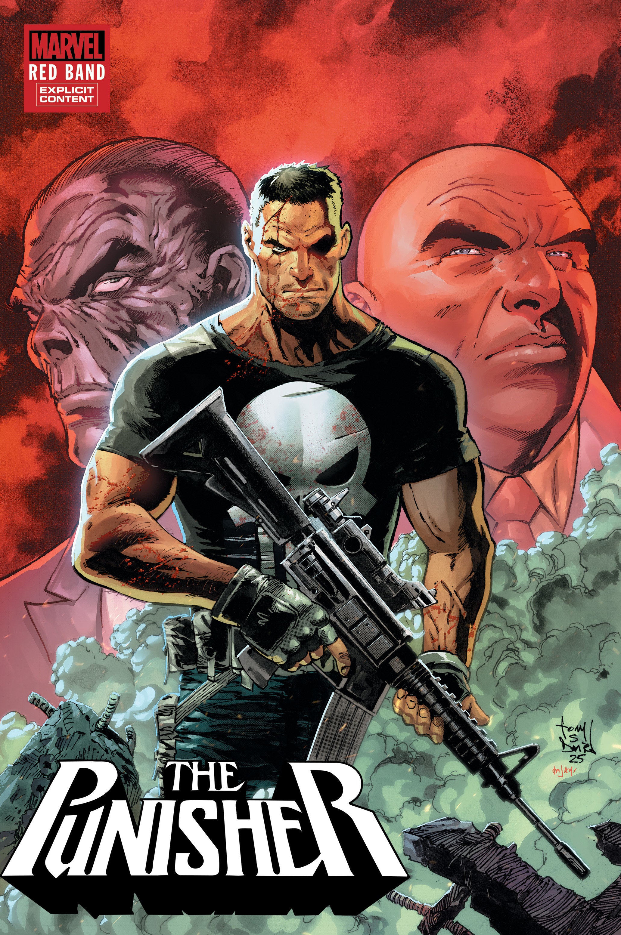 Punisher Red Band #3 25 Copy Tony Daniel Variant [Polybagged]