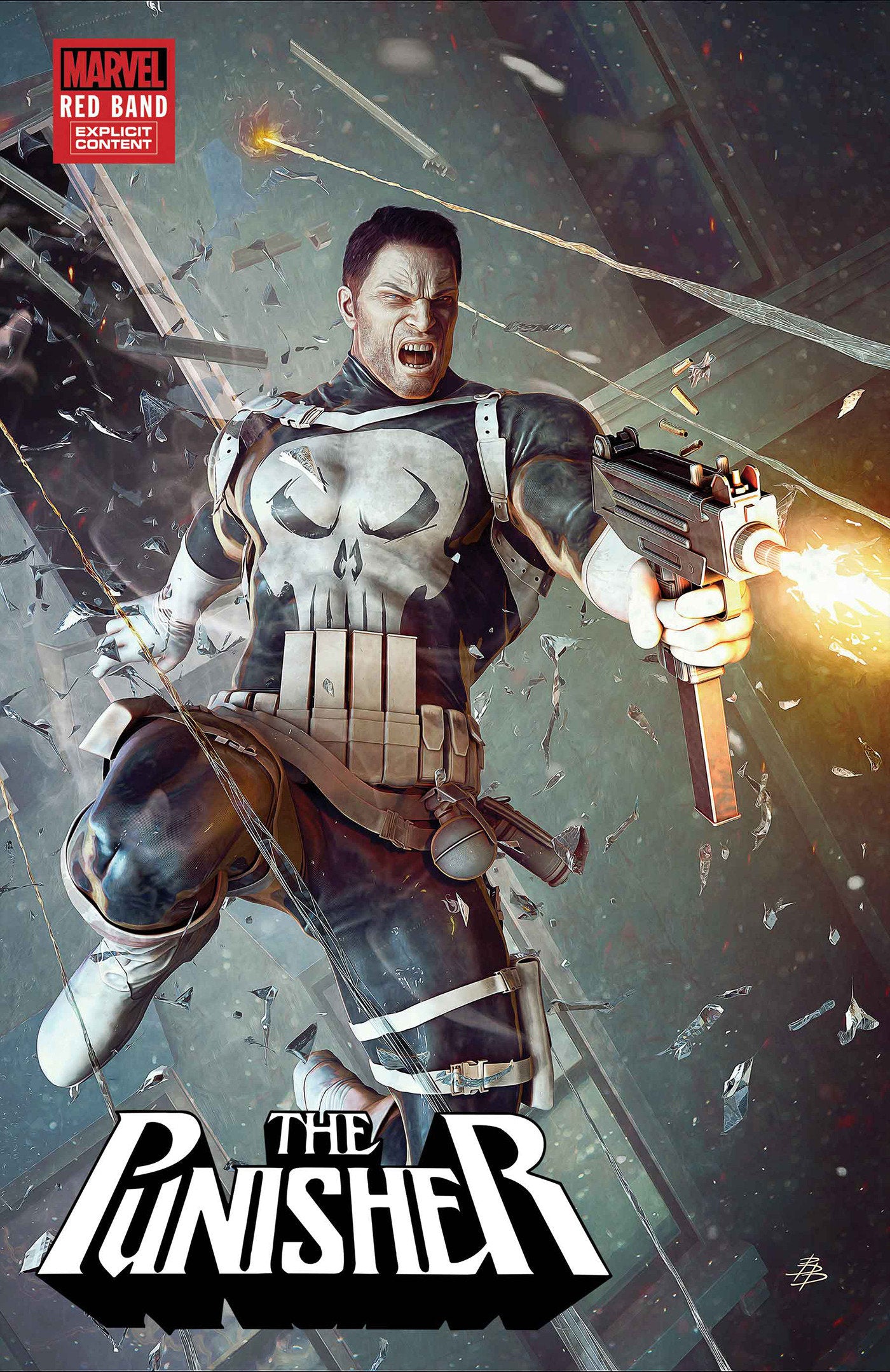 Punisher Red Band #4 25 Copy Bjorn Barends Variant [Polybagged]