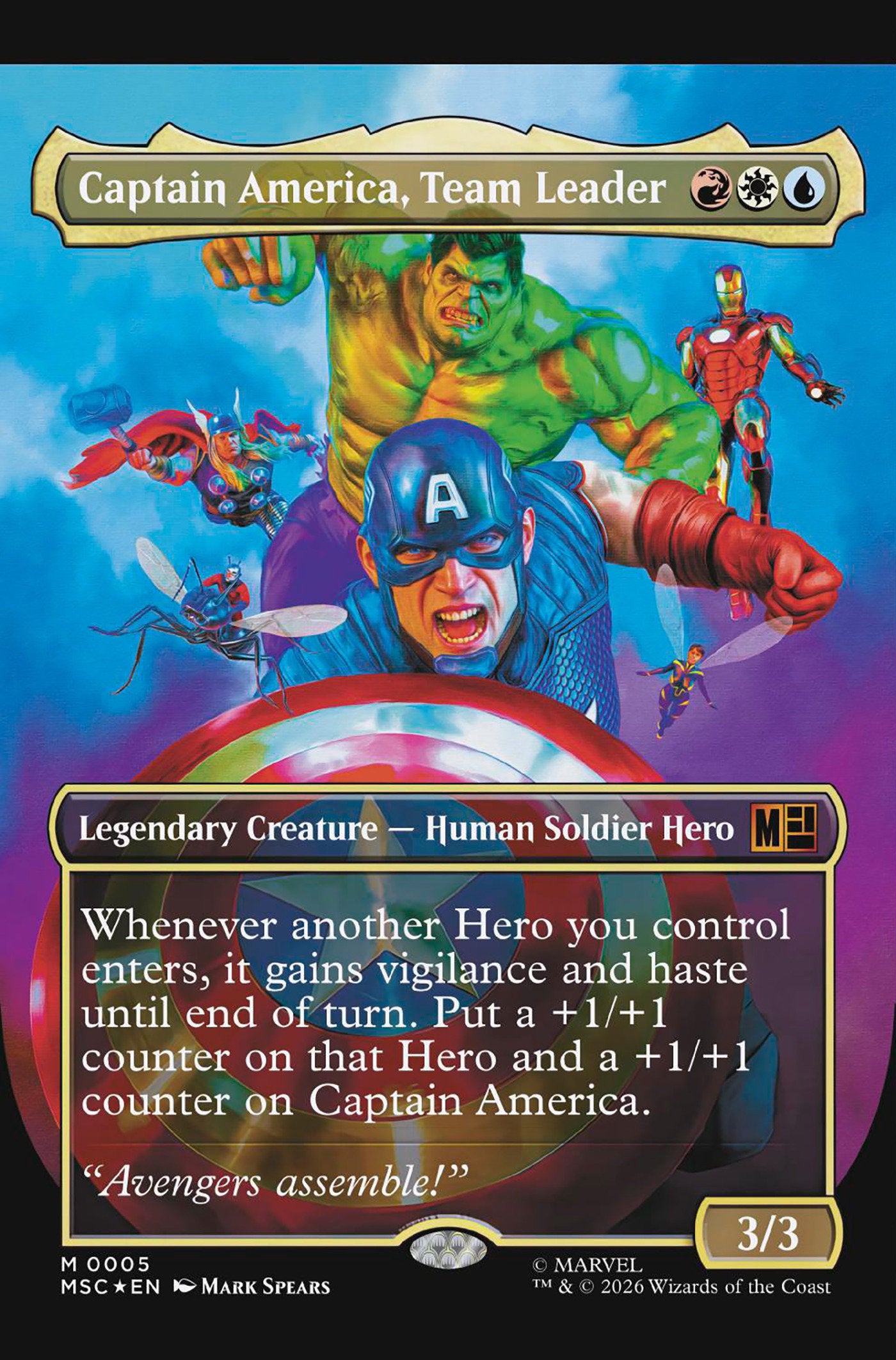 Captain America #12 Magic The Gathering Variant