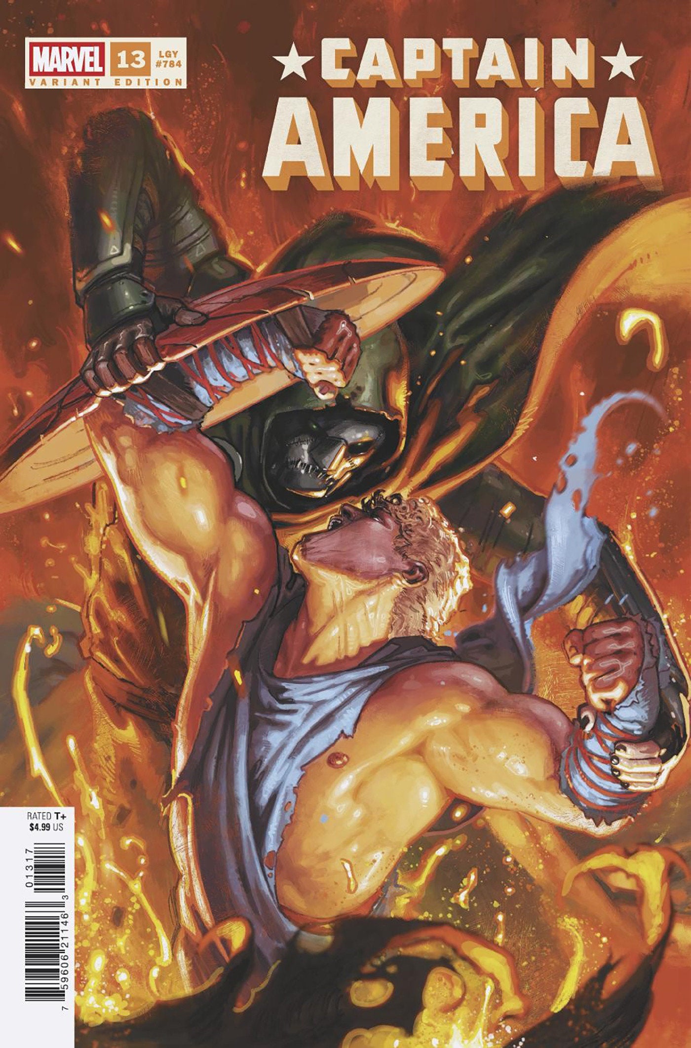 Captain America #13 Davide Paratore 25 Copy Variant