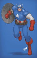 Captain America #13 David Nakayama Color Block Blue 50 Copy Full Art Variant