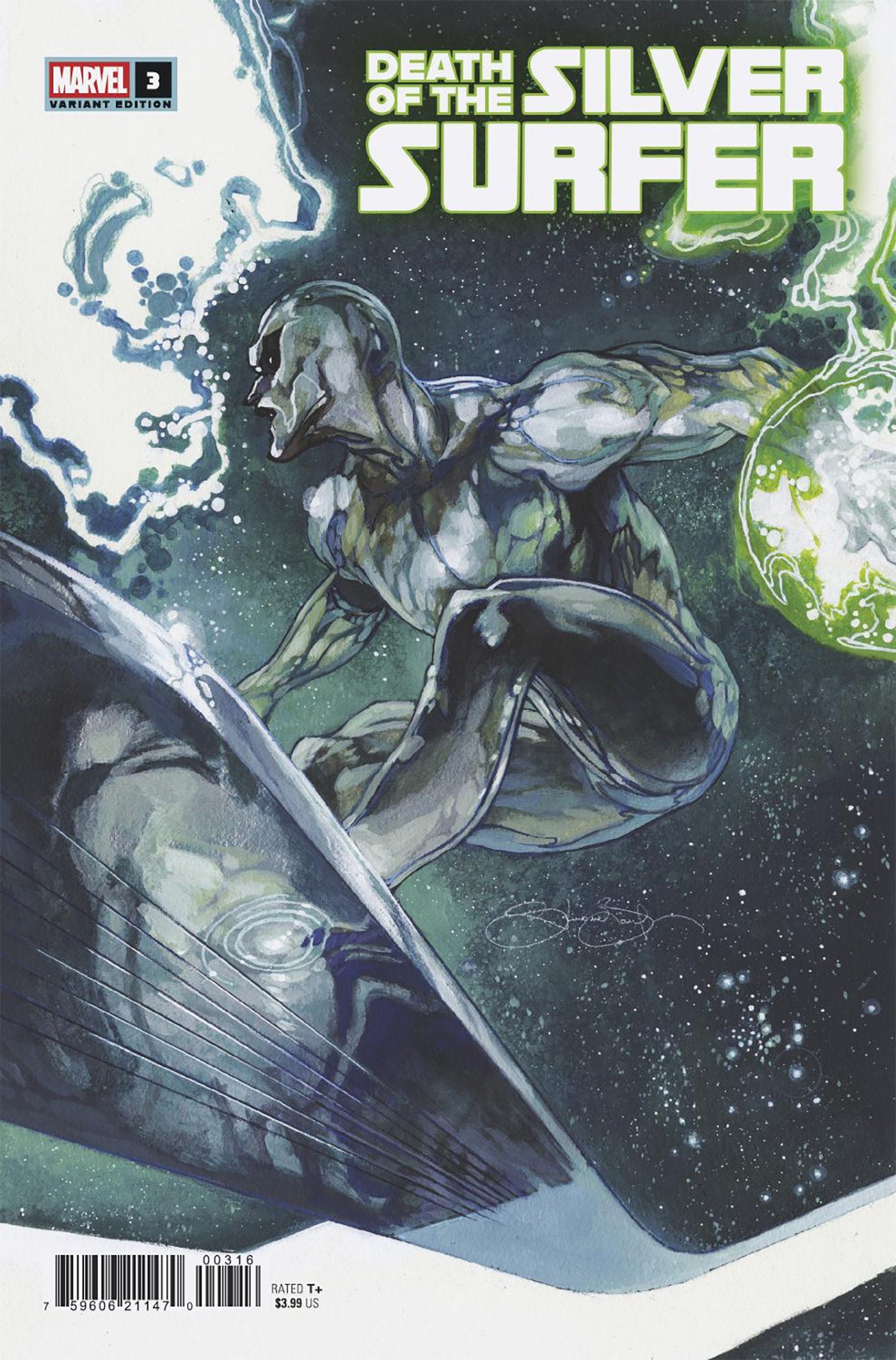 Death Of The Silver Surfer #3 25 Copy Simone Bianchi Variant