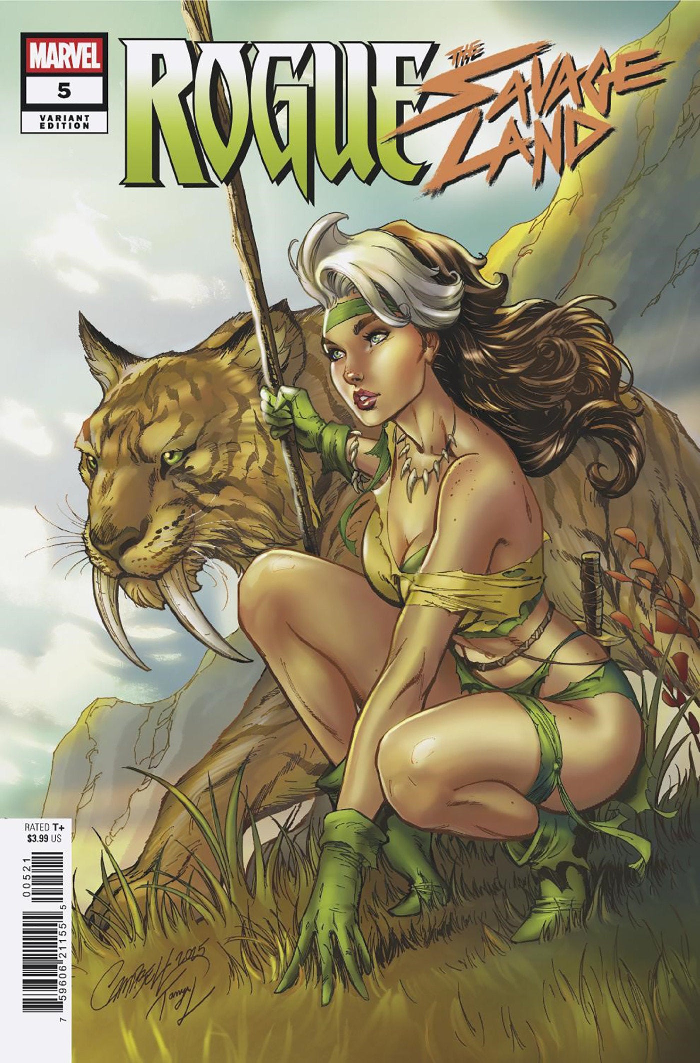 Rogue Savage Land #5 J. Scott Campbell Variant