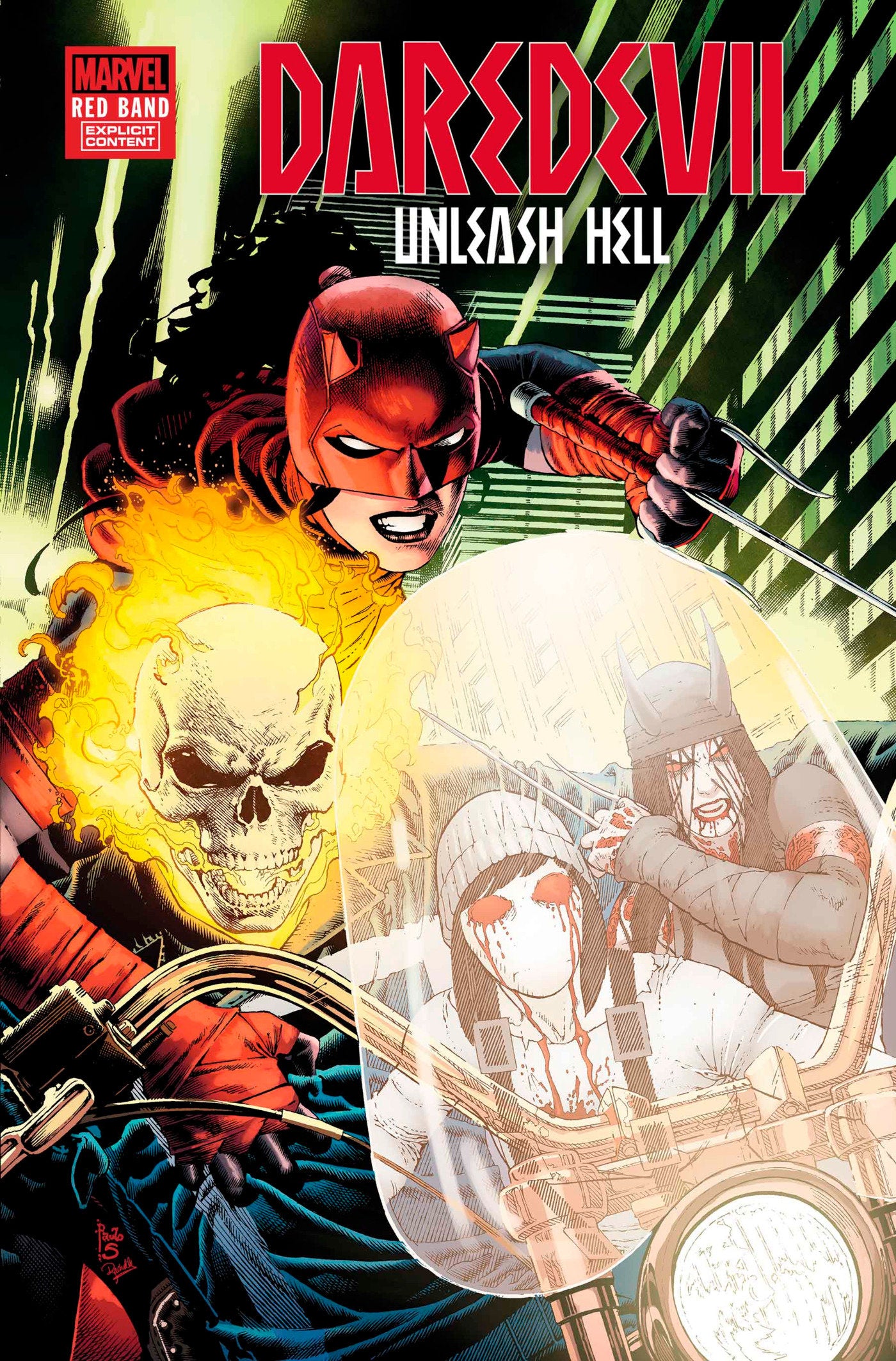 Daredevil Unleash Hell Red Band #4 [Polybagged]