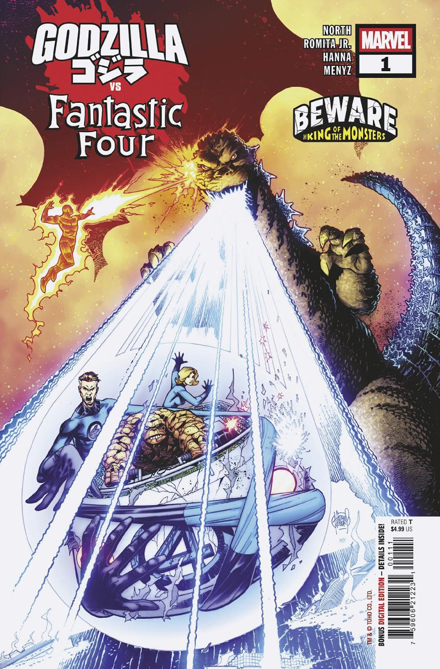 Godzilla vs Fantastic Four #1