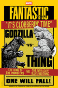 Godzilla vs Fantastic Four #1 Lee Garbett Versus Variant