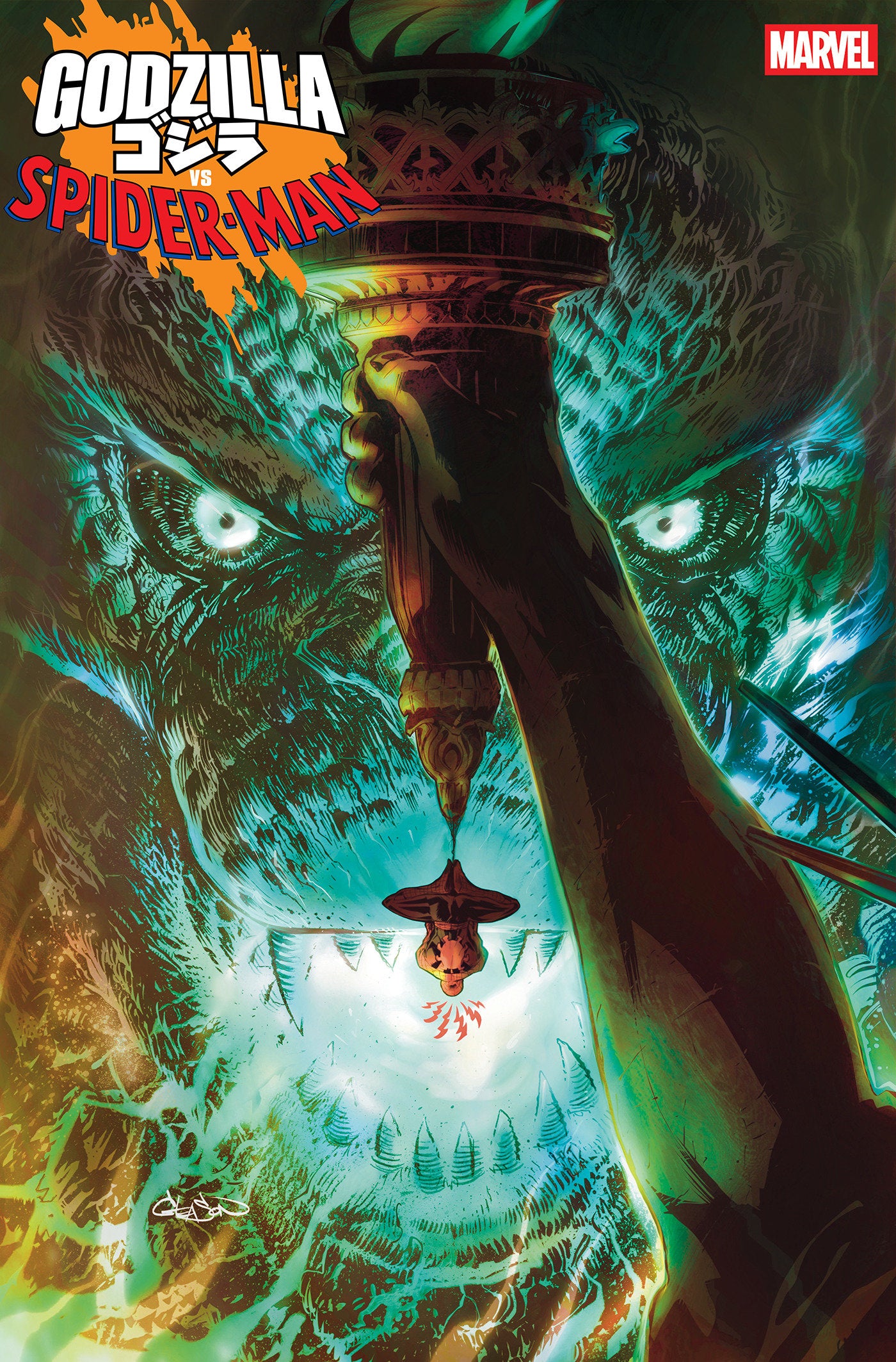 Godzilla vs Spider-Man #1 Patrick Gleason Foil Variant