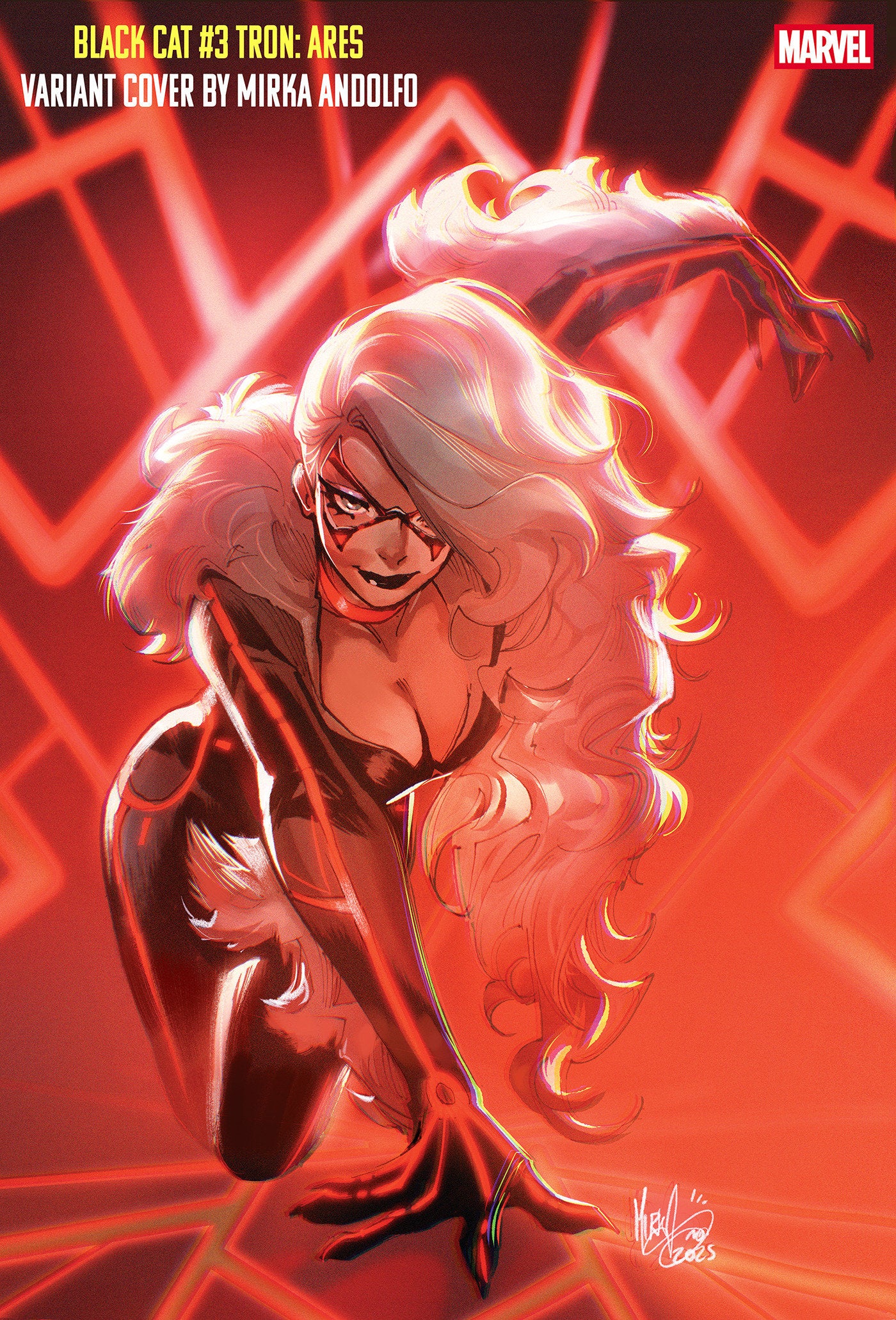 Black Cat #3 Mirka Andolfo Tron Ares Variant