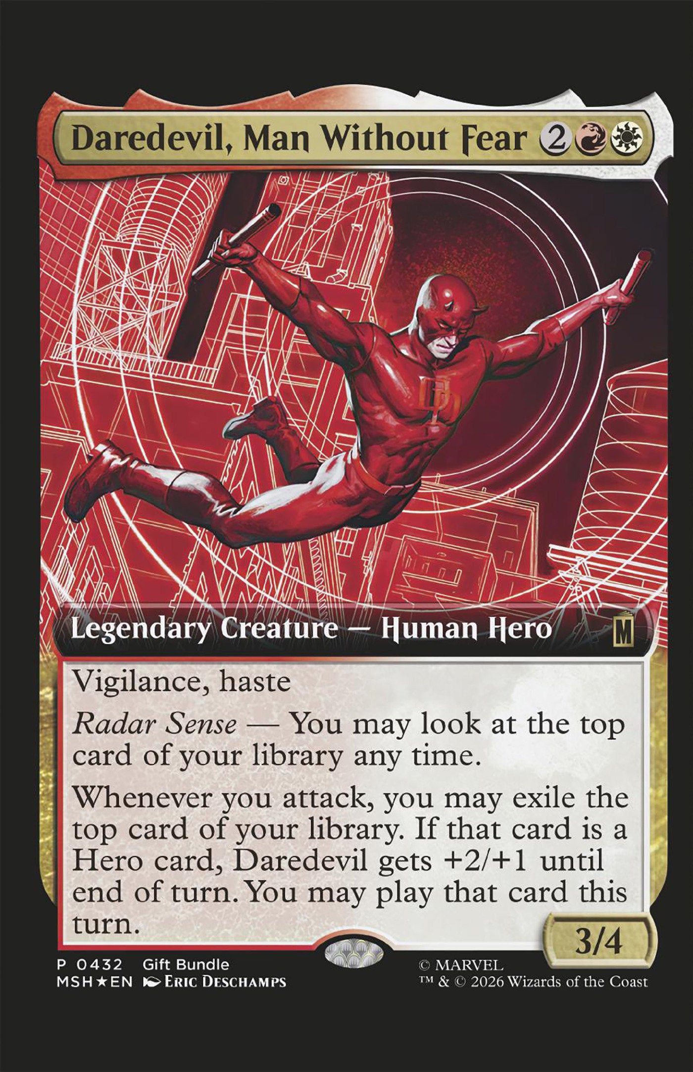 Daredevil #4 Magic The Gathering Variant