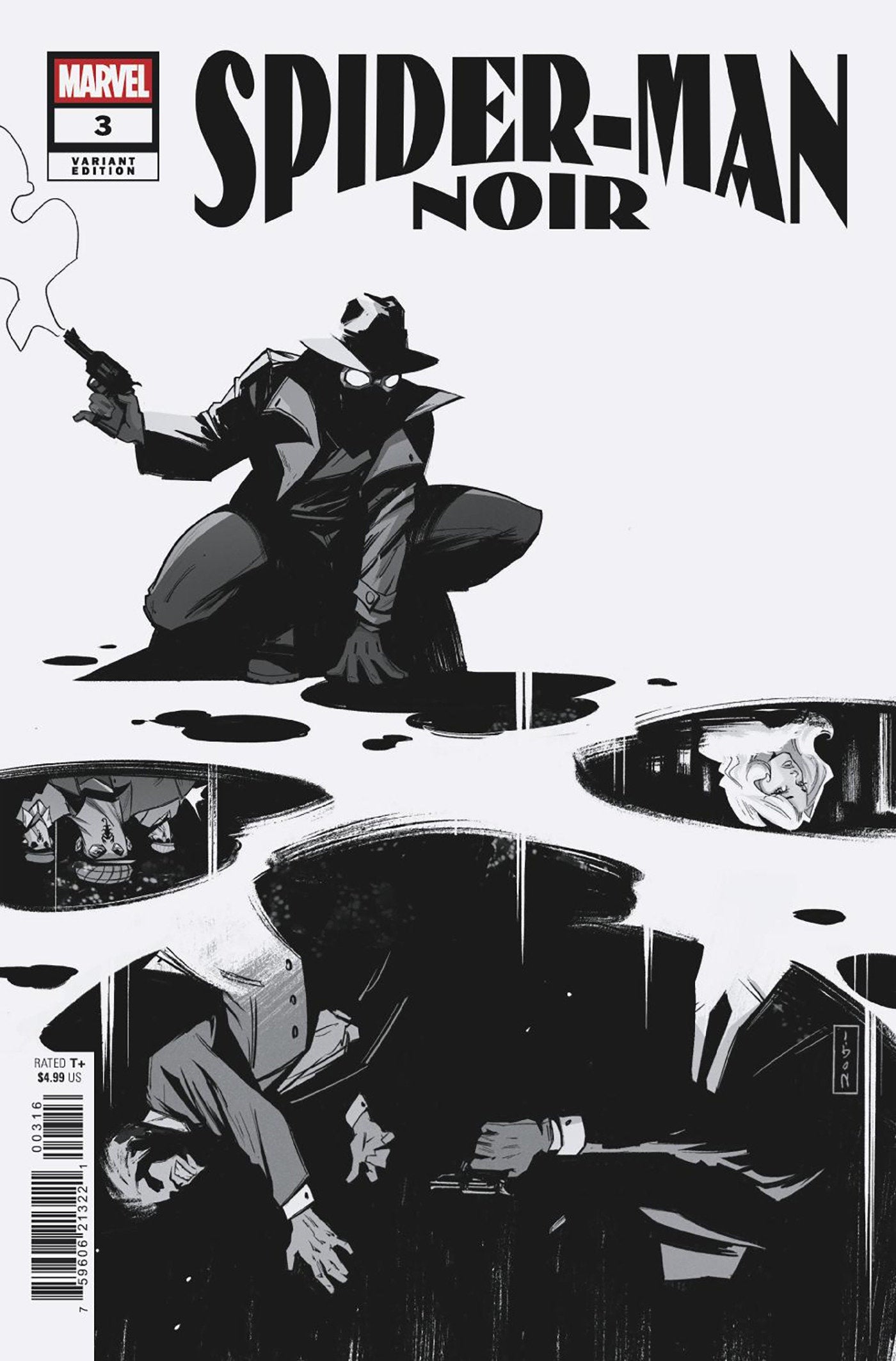 Spider-Man Noir #3 25 Copy Nogi San Variant