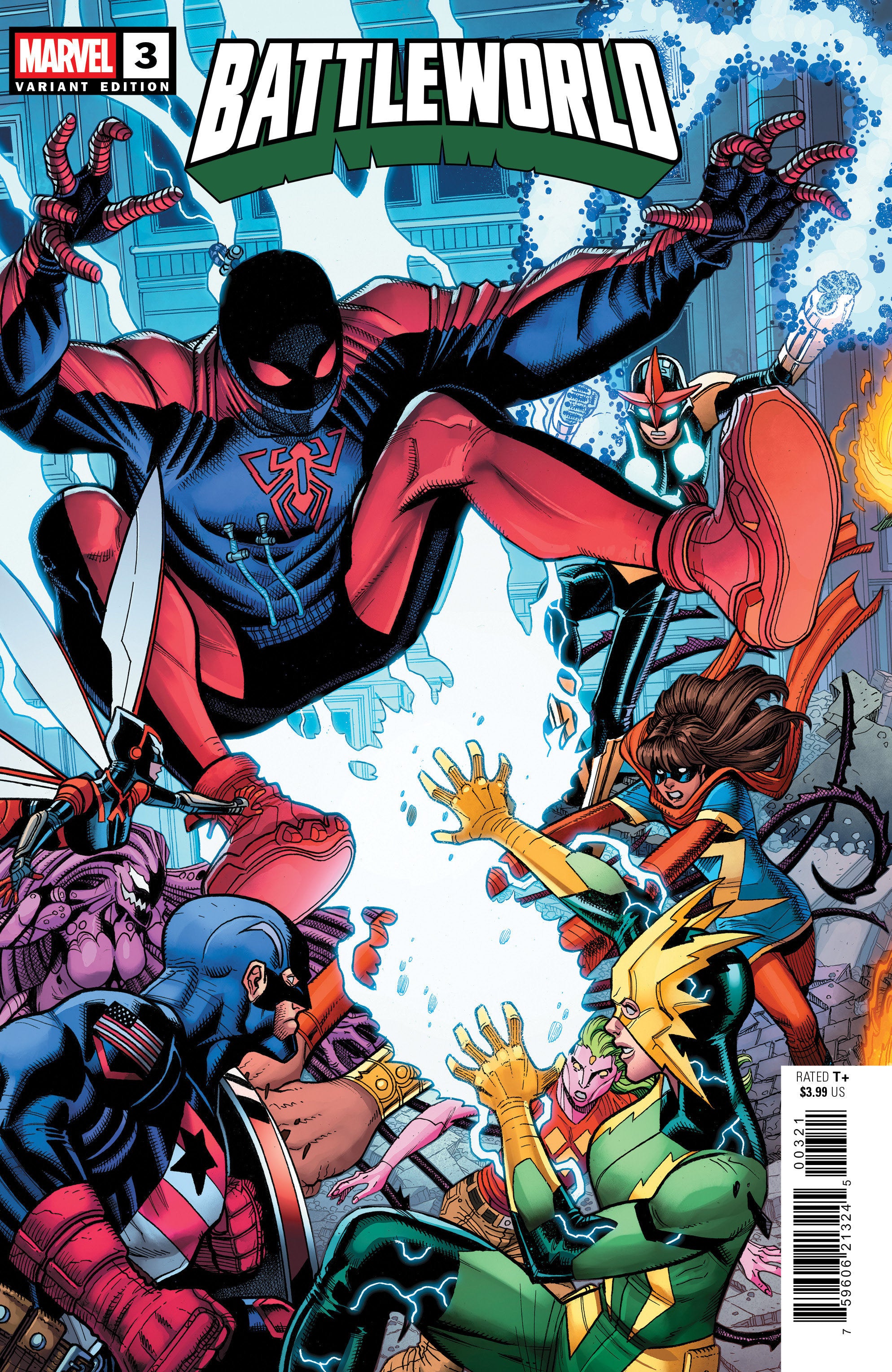 Battleworld #3 Nick Bradshaw 5 Part Connecting Variant Cover