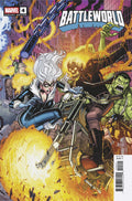 Battleworld #4 Nick Bradshaw 5 Part Connecting Variant D