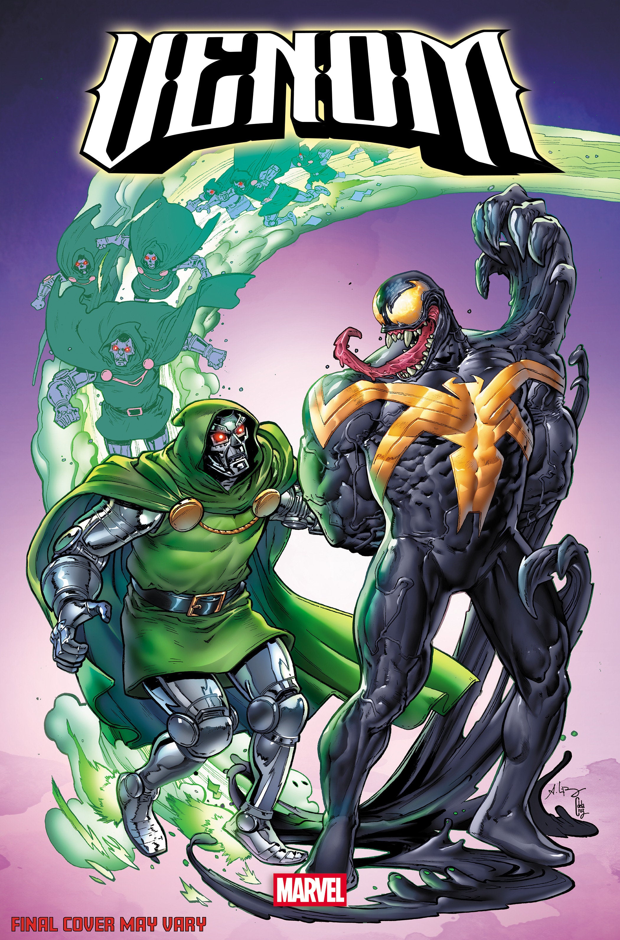 Venom #255 Andrei Bressan Doom Homage Variant