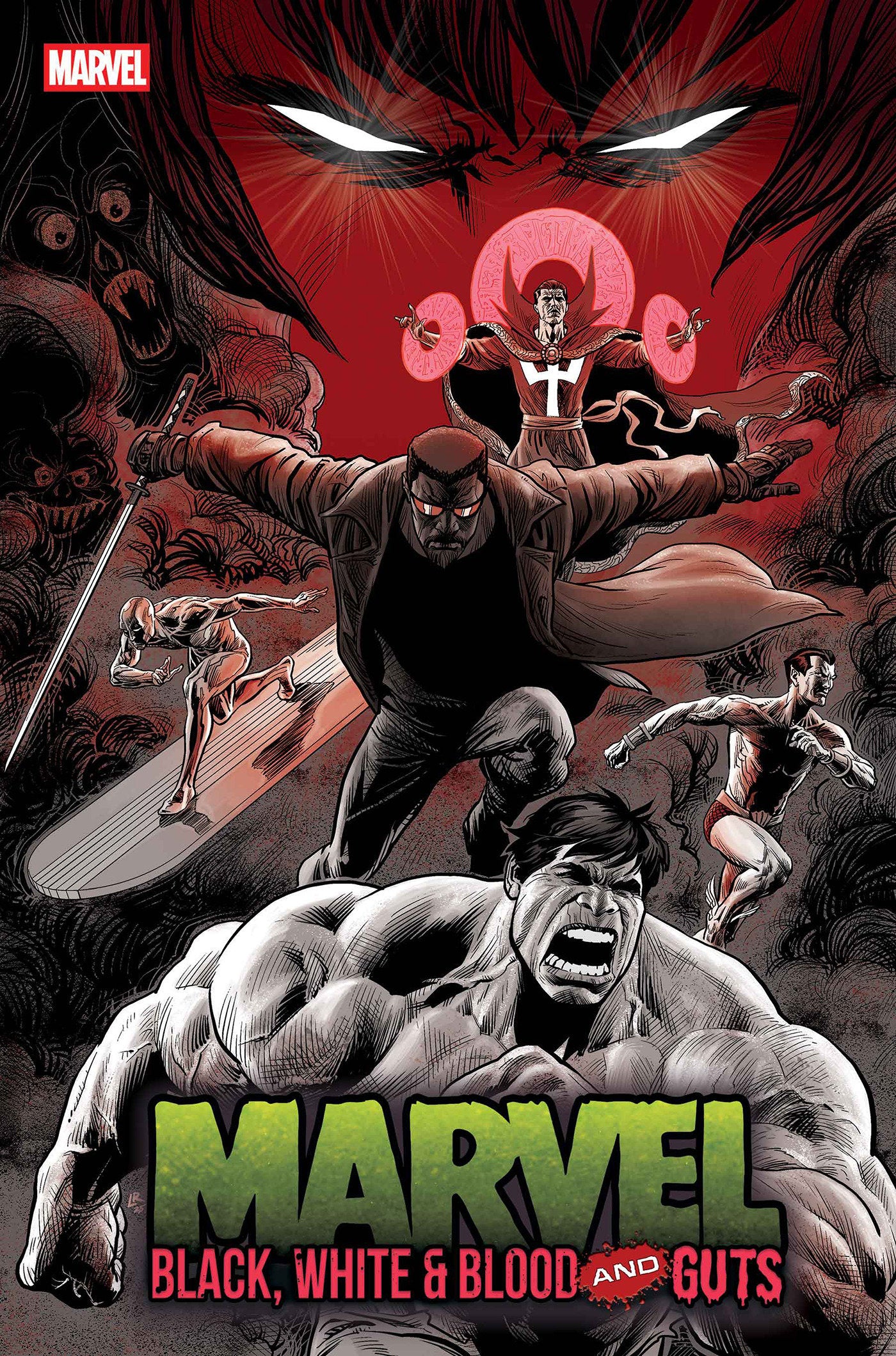 Marvel Black White Blood And Guts #4