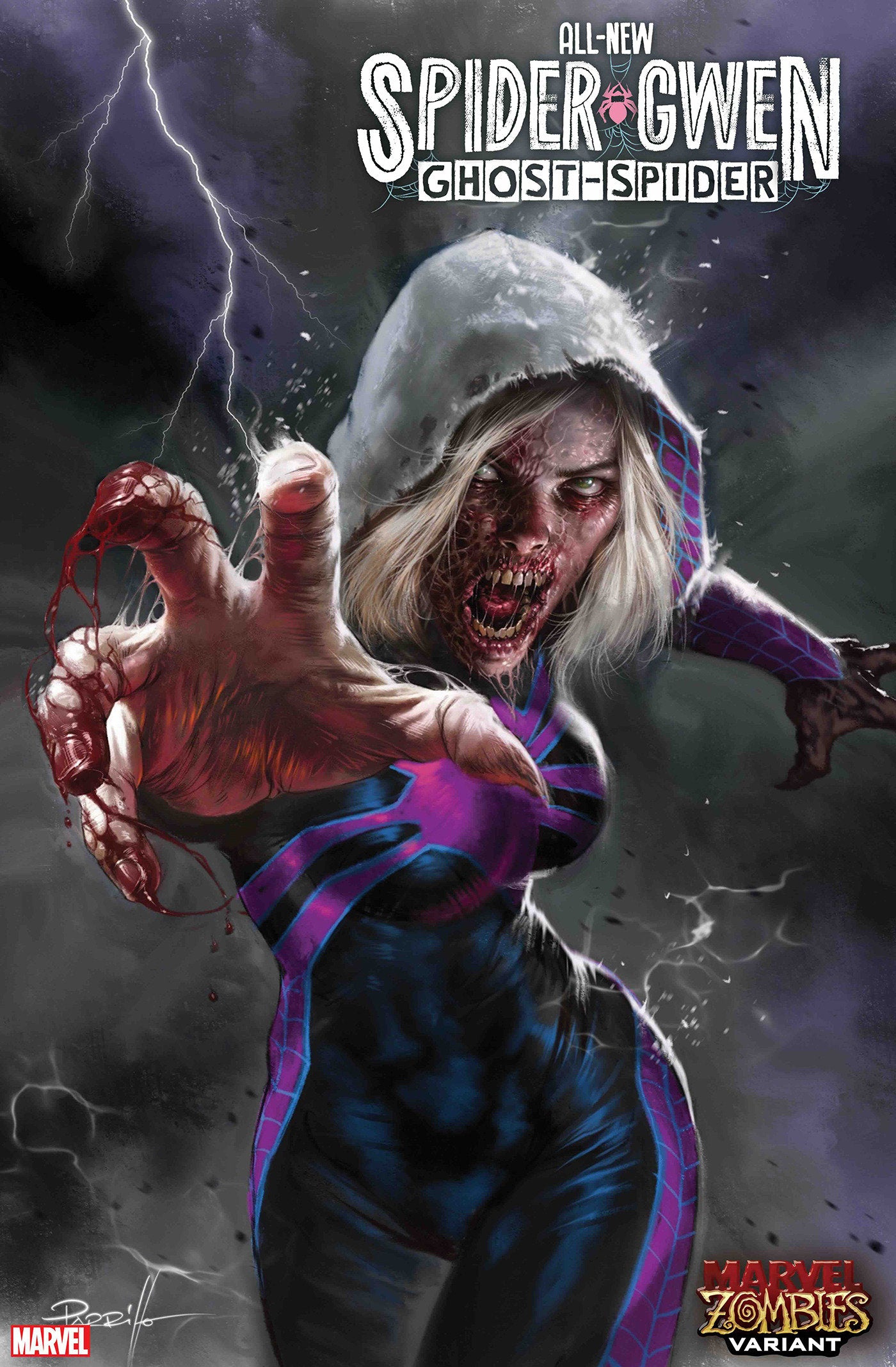 All-New Spider-Gwen Ghost-Spider #3 Lucio Parrillo Marvel Zombies Variant