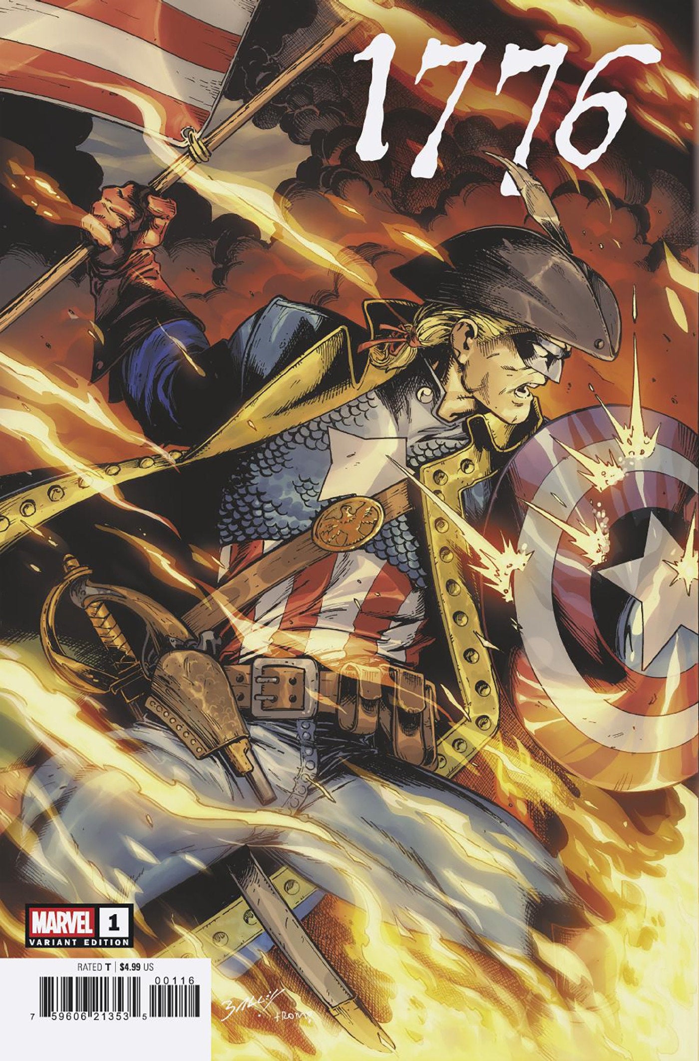 1776 #1 25 Copy Mark Bagley Variant