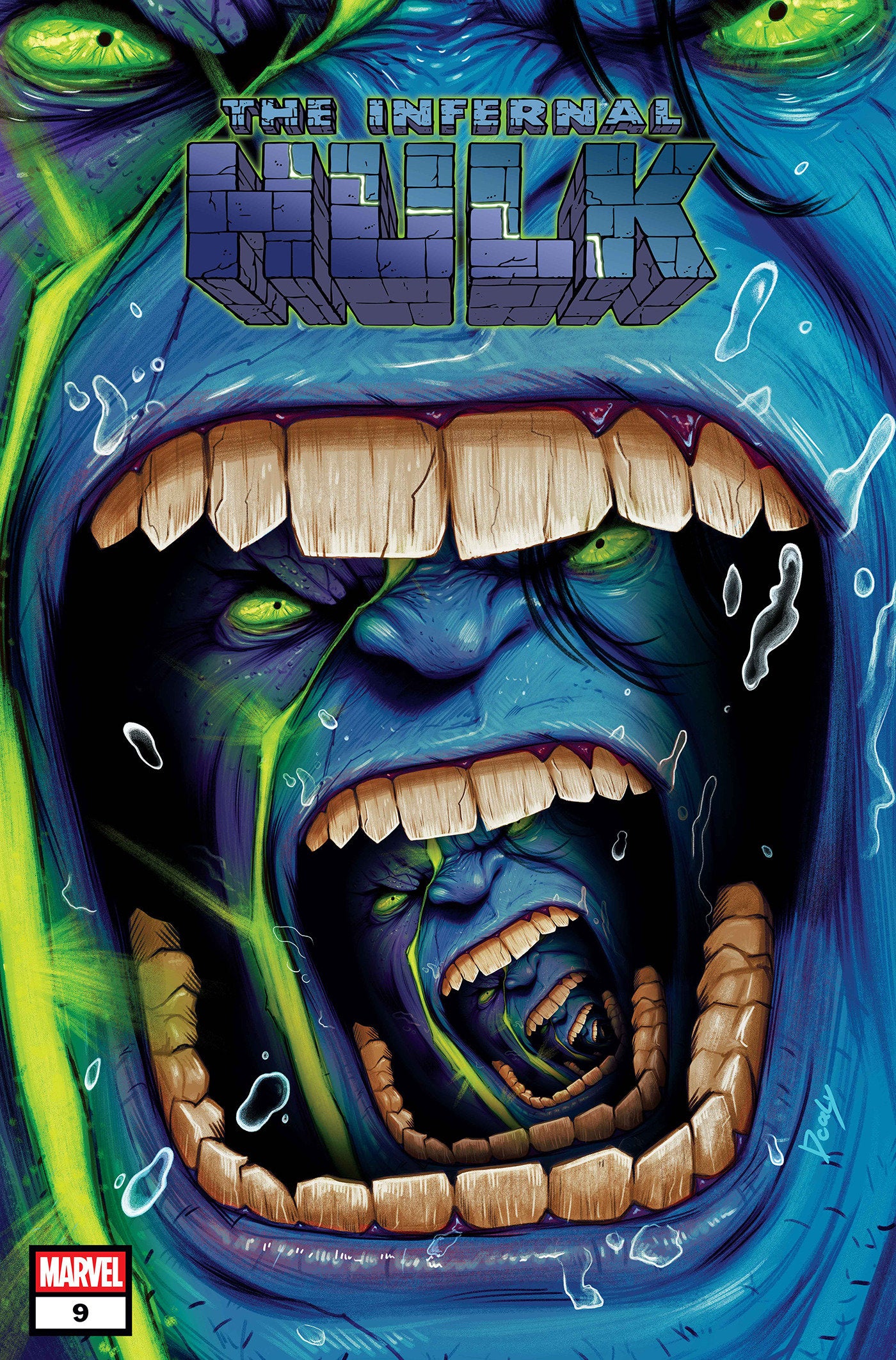 Infernal Hulk #9 Doaly 25 Copy Variant
