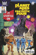 Planet Of The Apes vs Fantastic Four #1 German Peralta Homage Variant