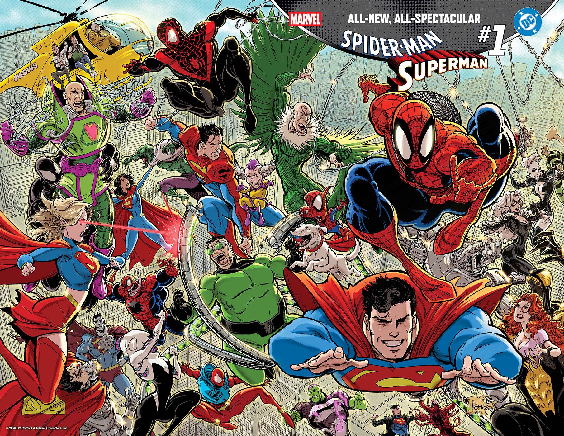 Marvel/DC Spider-Man/Superman #1 Kaare Andrews Wraparound Variant