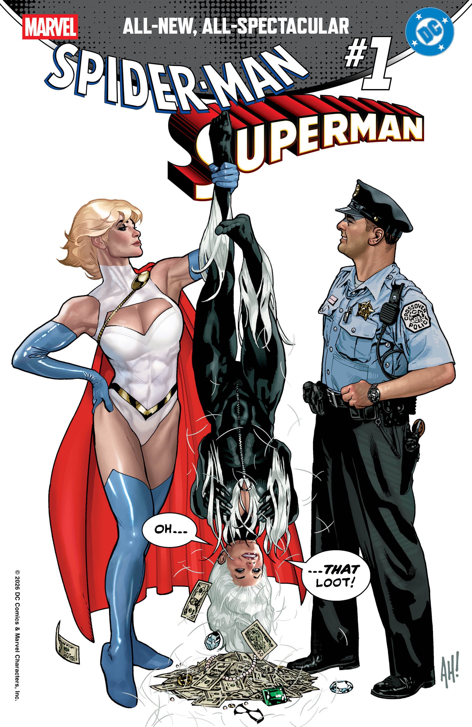 Marvel/DC Spider-Man/Superman #1 Adam Hughes Variant