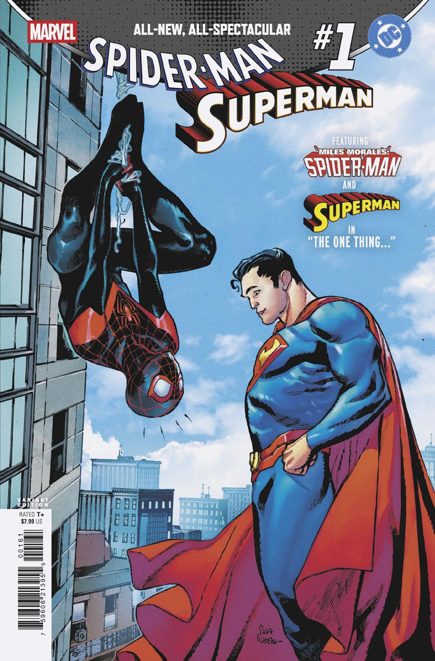 Marvel/DC Spider-Man/Superman #1 Sara Pichelli Variant