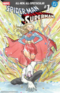 Marvel/DC Spider-Man/Superman #1 Peach Momoko Variant