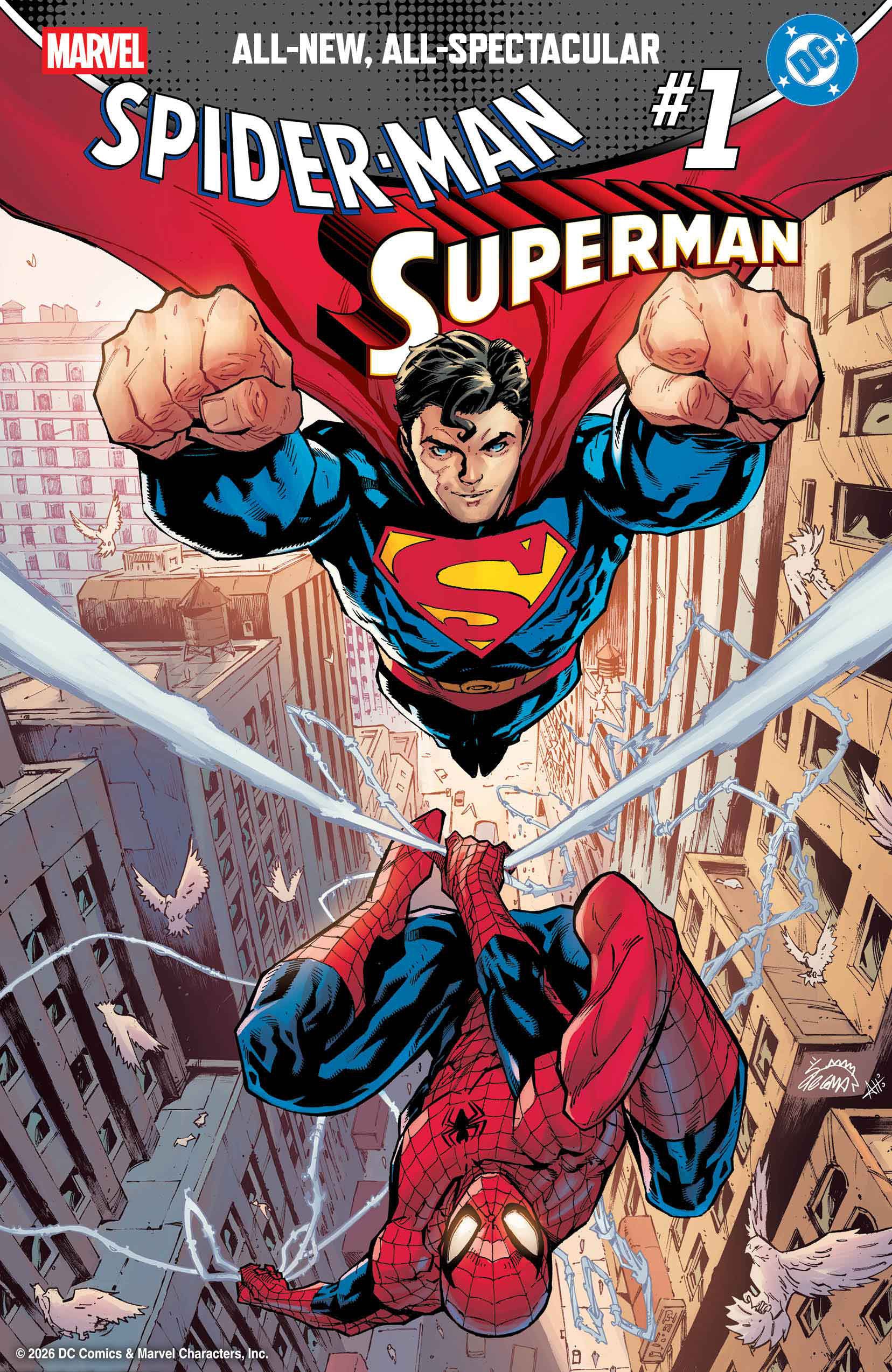 Marvel/DC Spider-Man/Superman #1 Ryan Stegman Variant