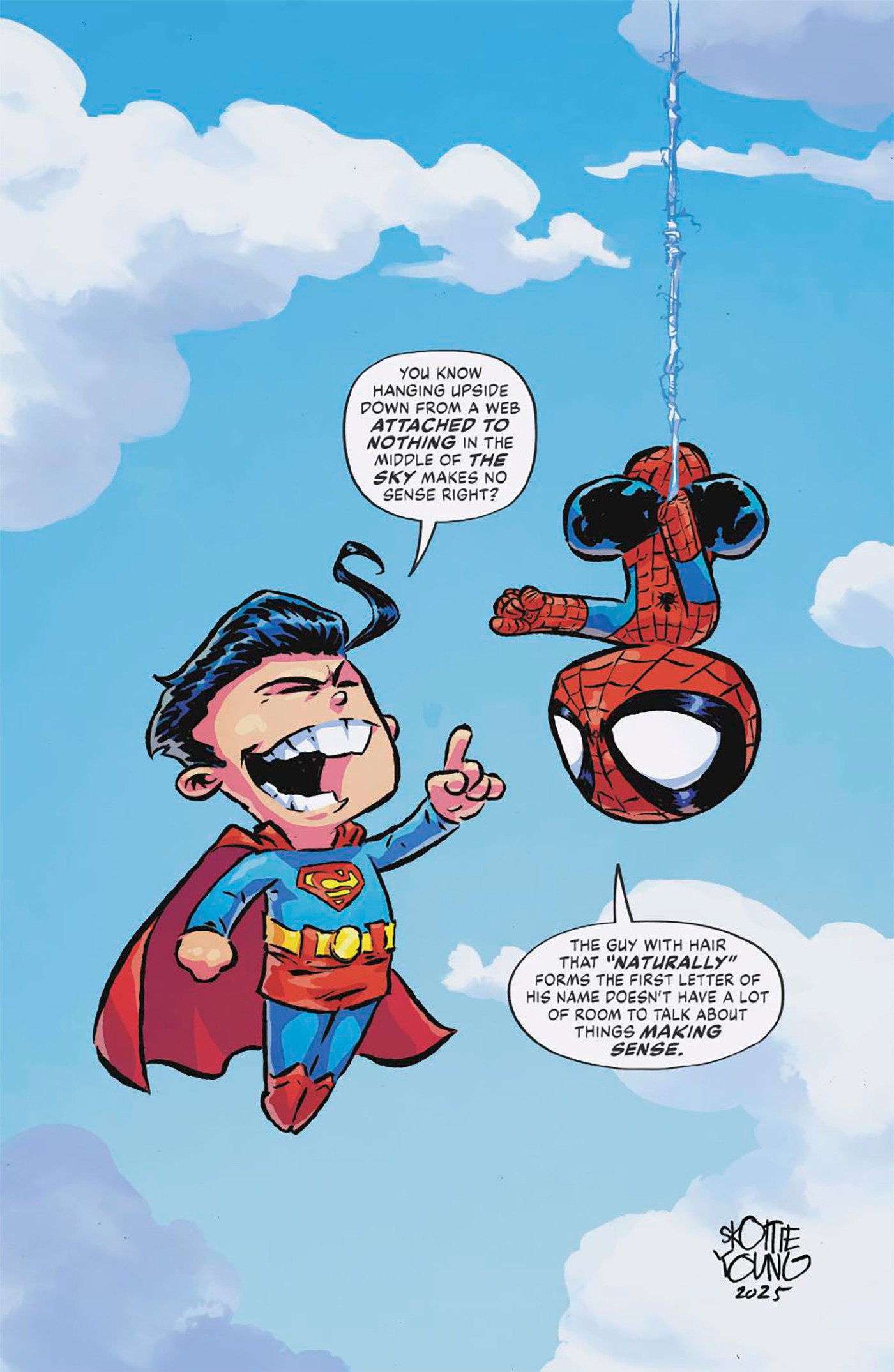 Marvel/DC Spider-Man/Superman #1 Skottie Young Full Art Variant