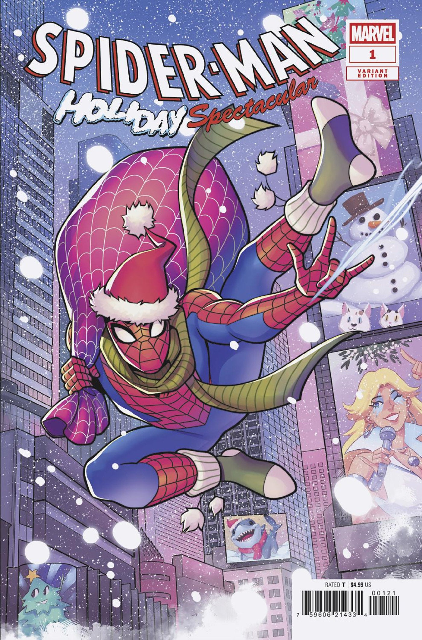 Spider-Man Holiday Spectacular #1 Kasia Nie Variant