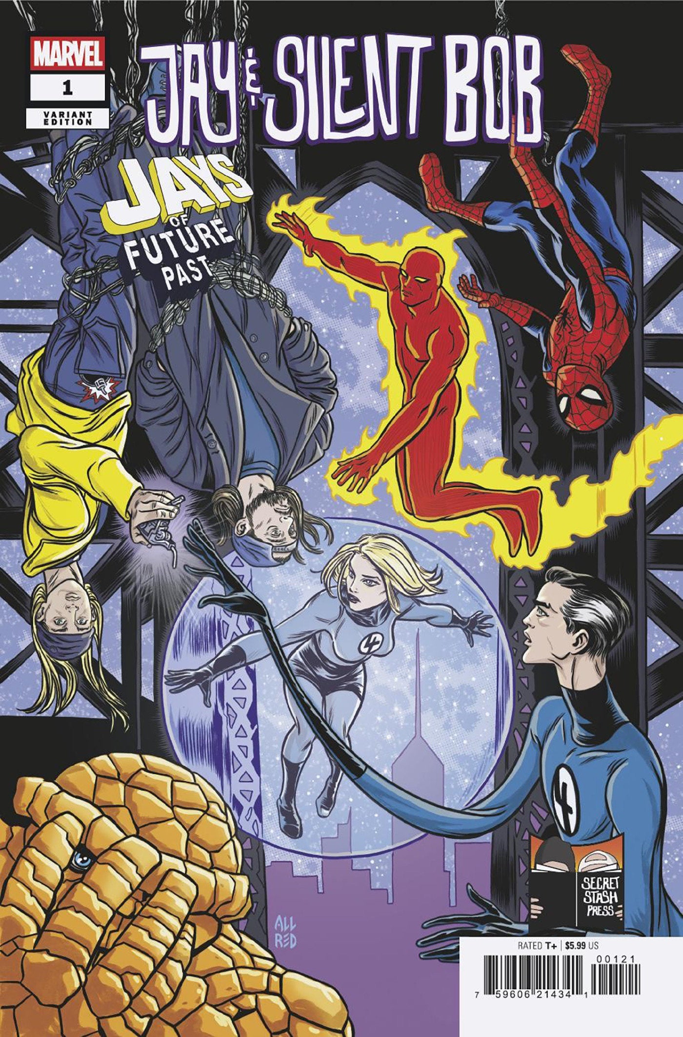 Jay & Silent Bob Jays Of Future Past #1 Michael Allred Variant