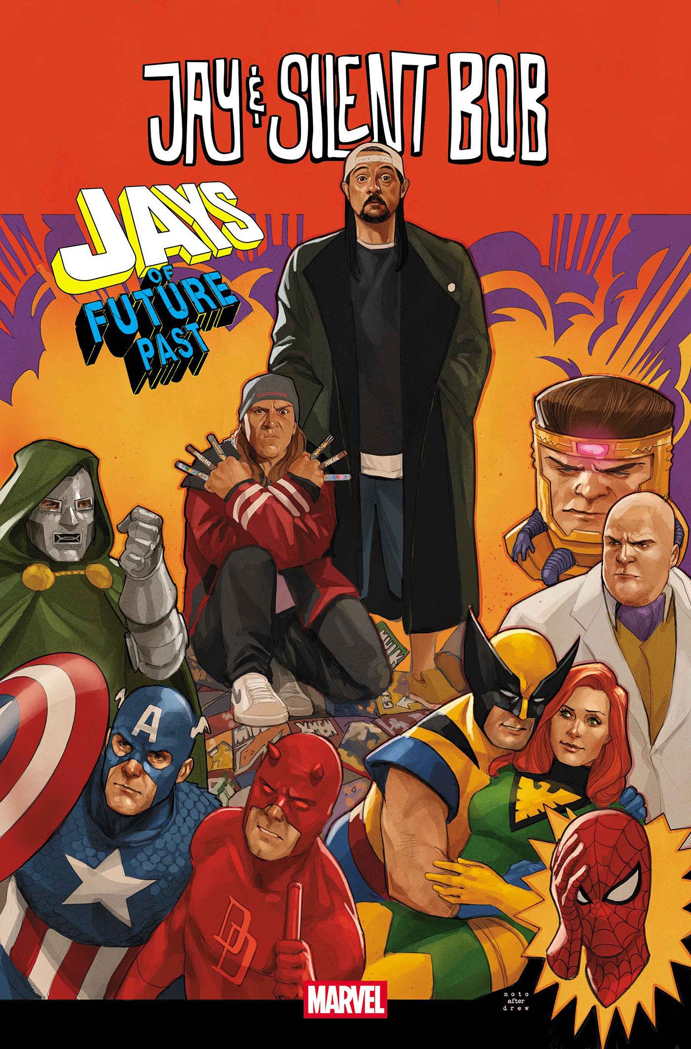 Jay & Silent Bob Jays Of Future Past #1 Phil Noto Homage Variant
