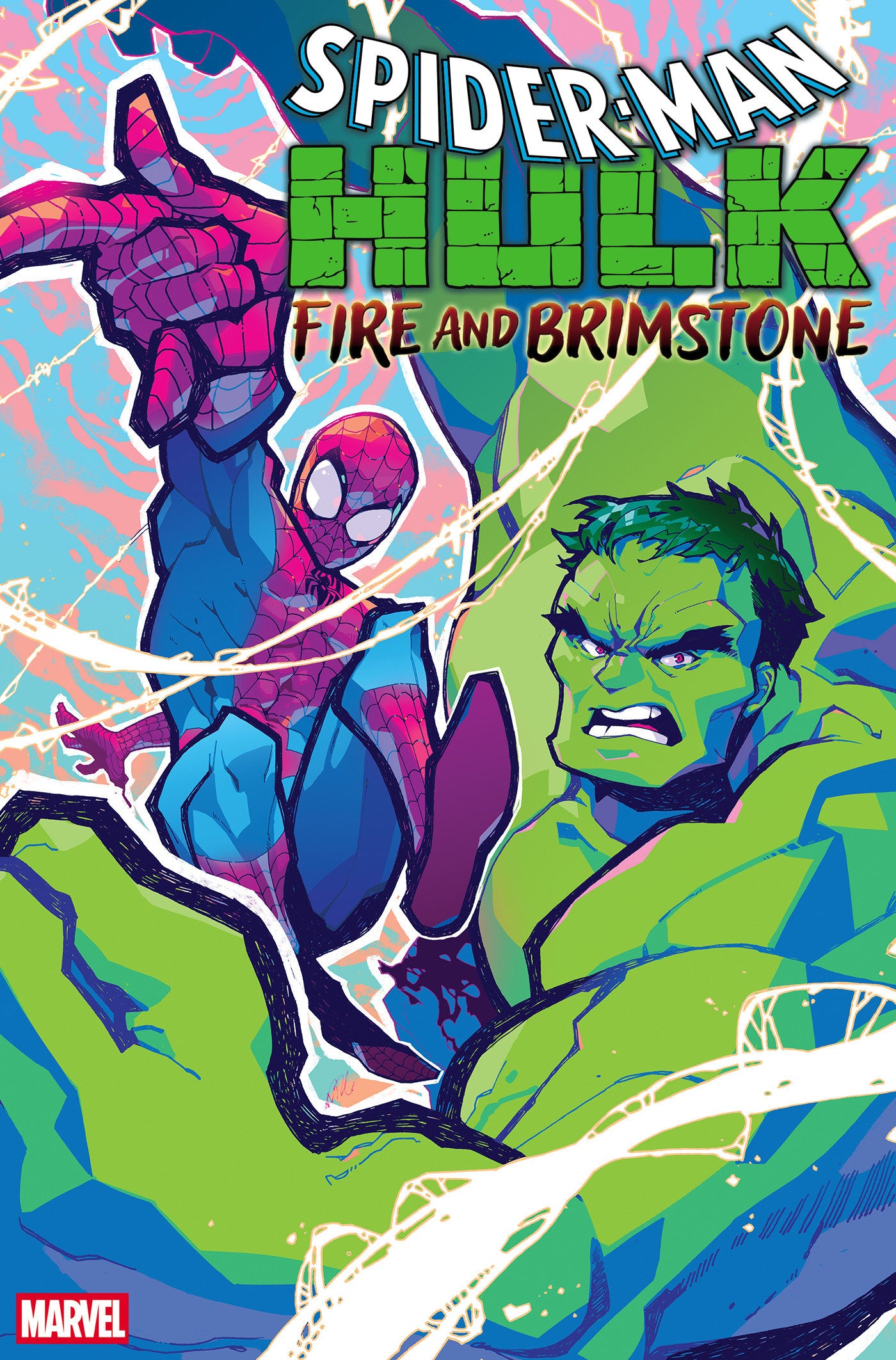 Spider-Man/Hulk Fire And Brimstone #1 Rose Besch Variant