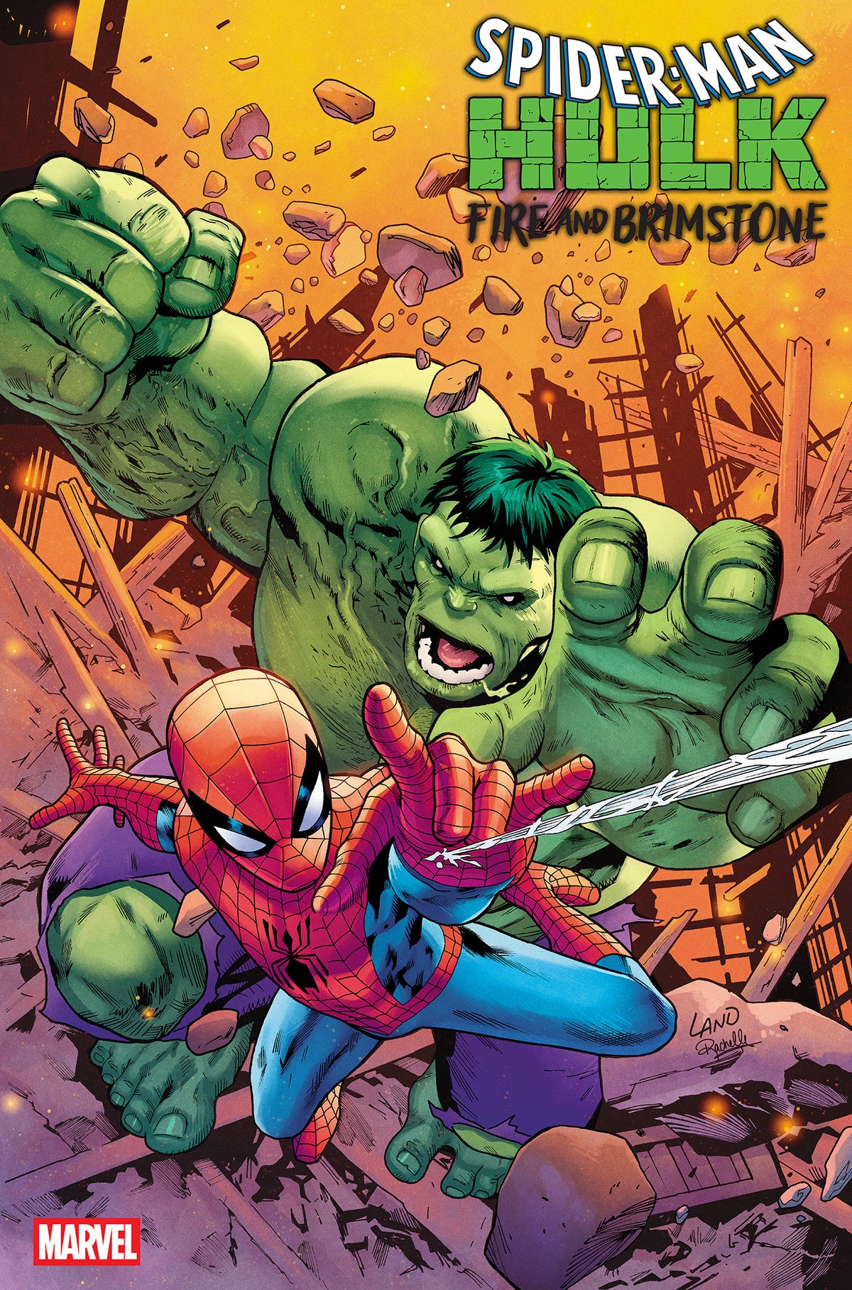 Spider-Man/Hulk Fire And Brimstone #2 Greg Land Variant