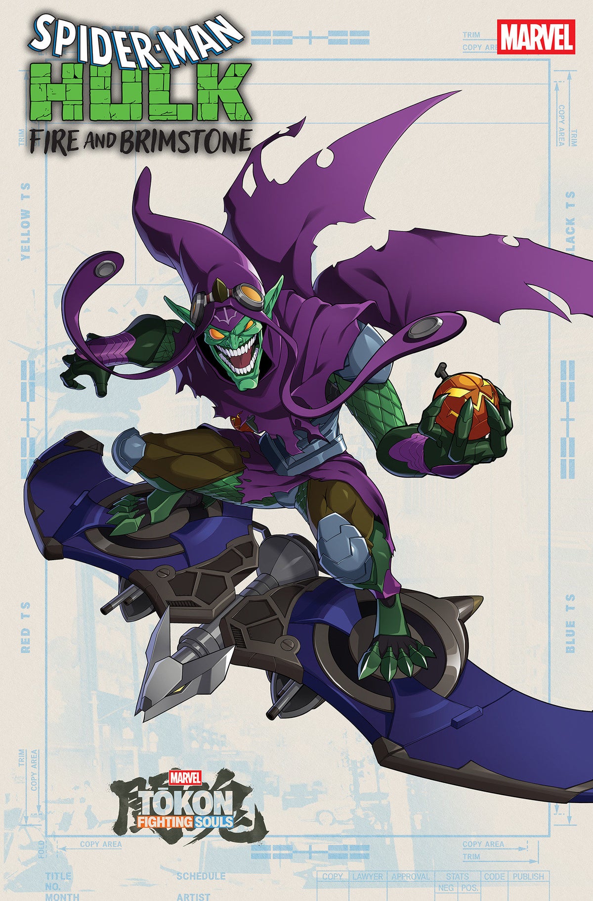 Spider-Man/Hulk Fire And Brimstone #2 Marvel Tokon Fighting Souls Variant
