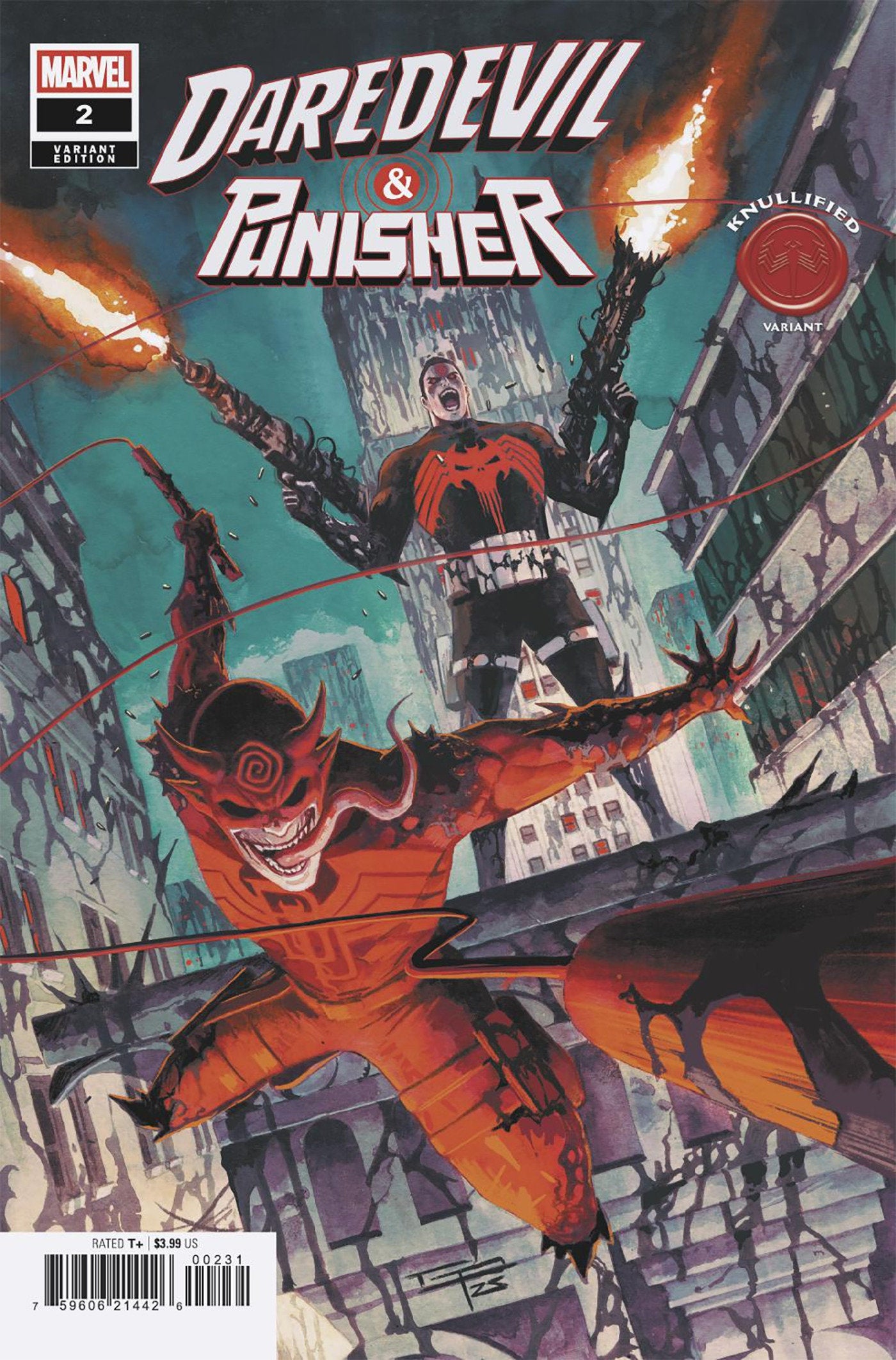Daredevil/Punisher Devils Trigger #2 German Peralta Knullified Variant